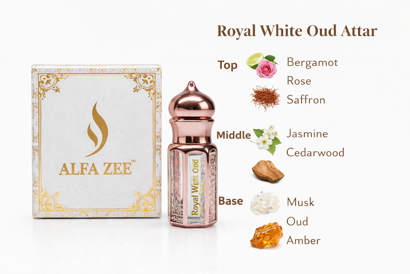 Royal White Oud Perfume Oil