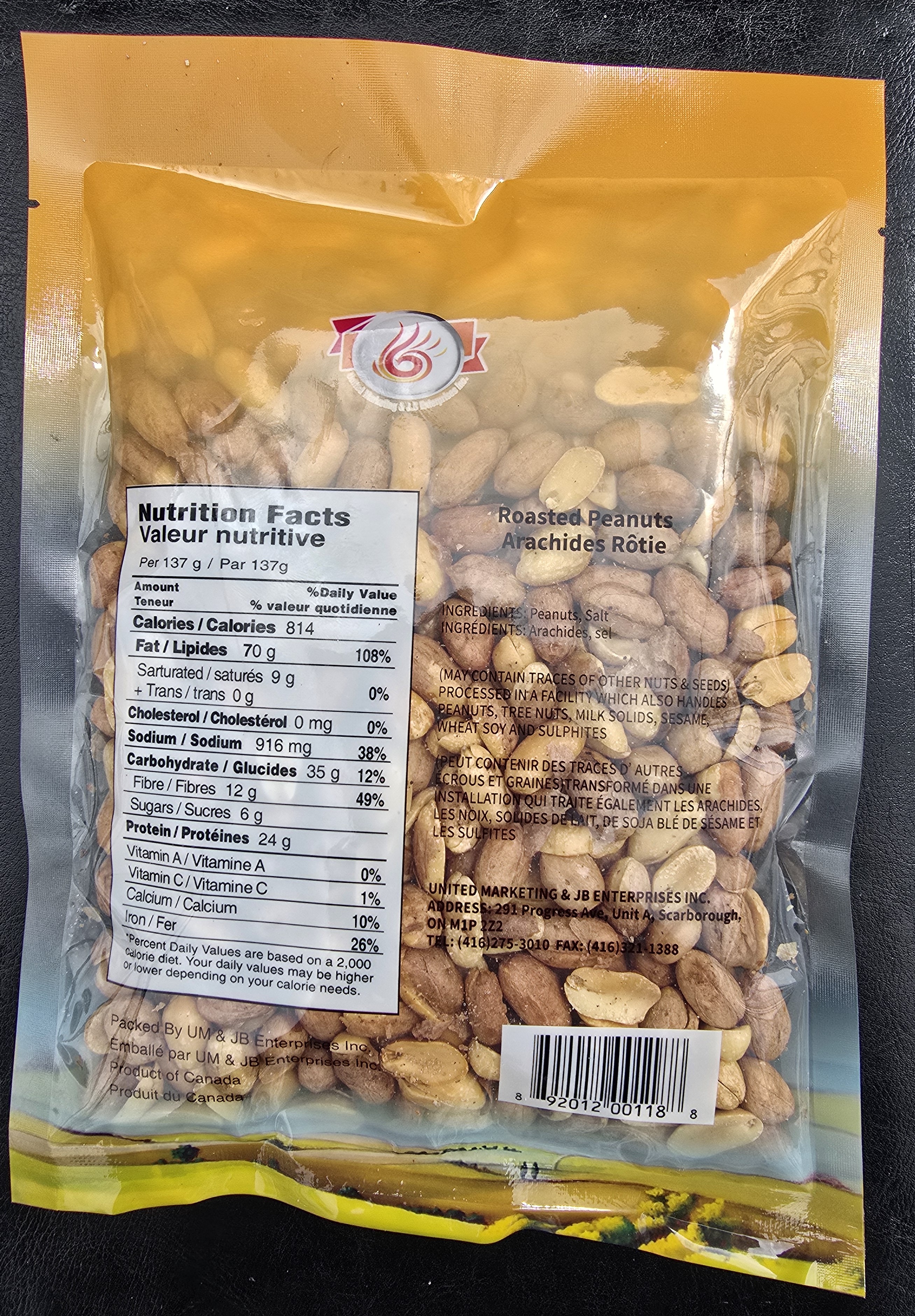 Organic Roasted Peanuts