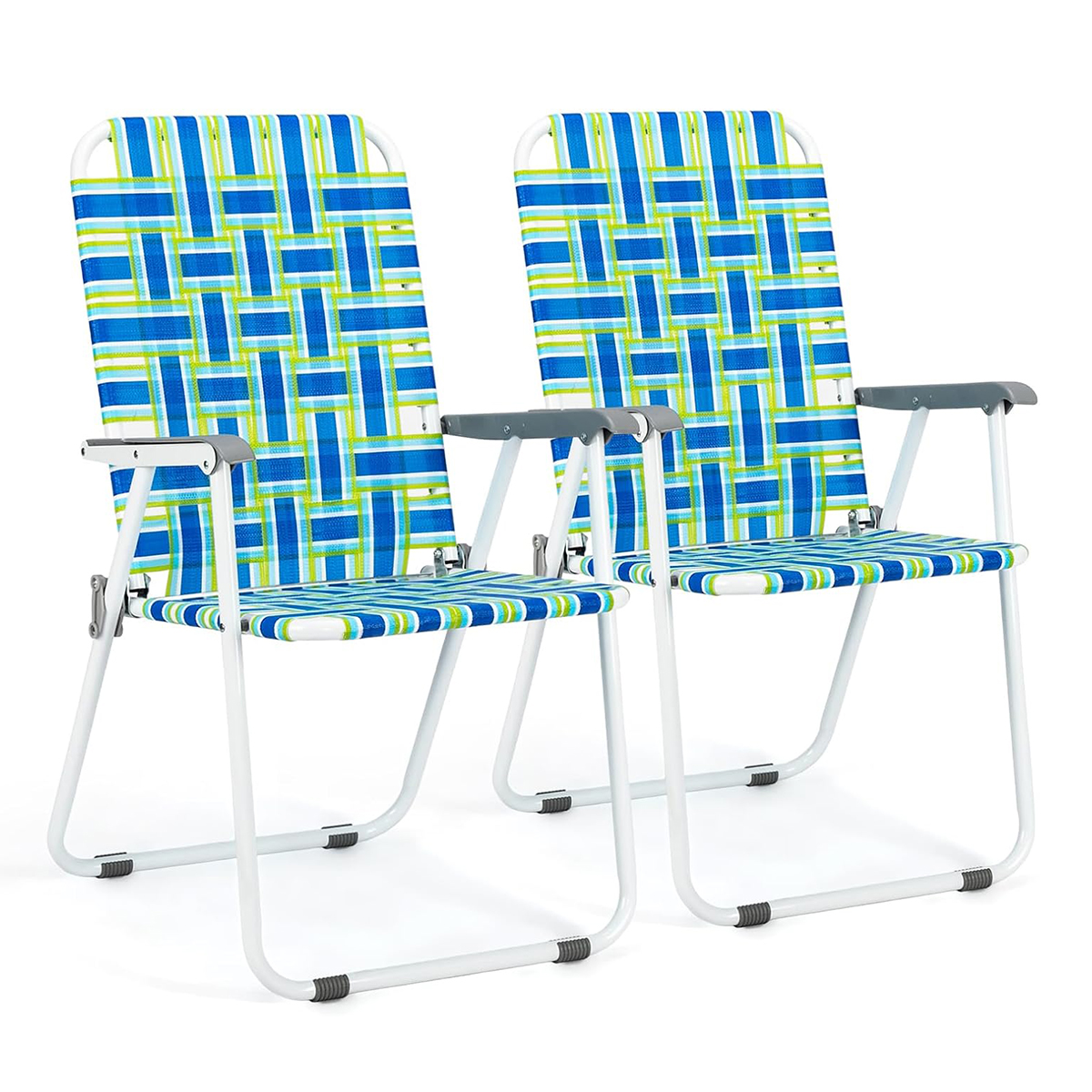 Folding Web Lawn Chair Set