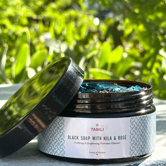 Tasili Black Soap with Nila & Rose