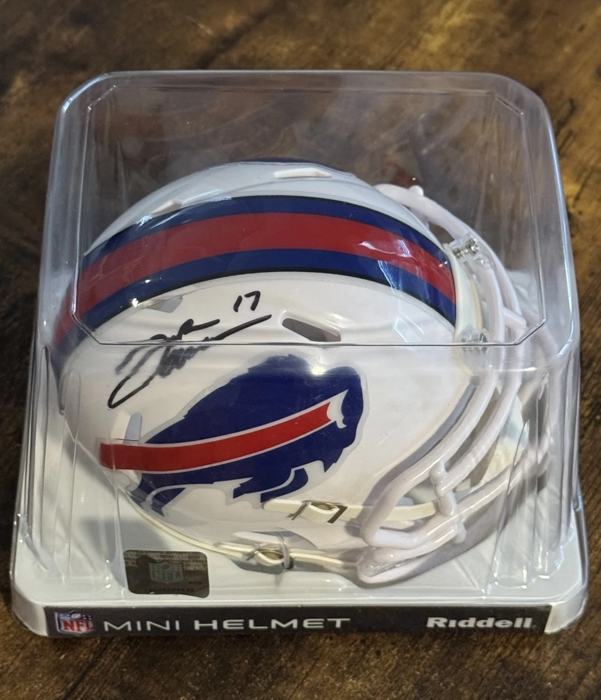 Josh Allen Signed Mini Helmet