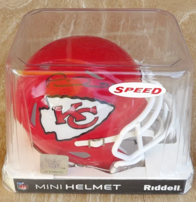 Patrick Mahomes signed Mini Helmet
