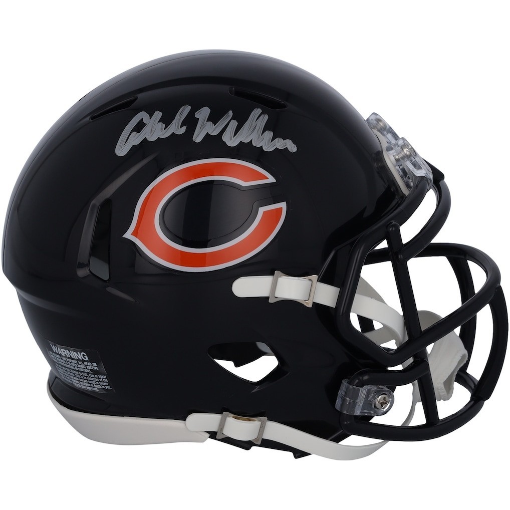 Caleb Williams signed mini helmet