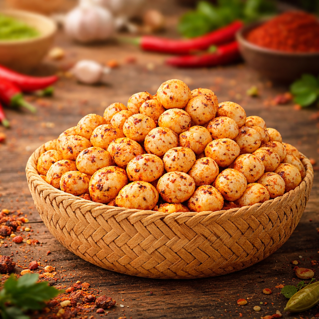 Spicy Roasted Makhana