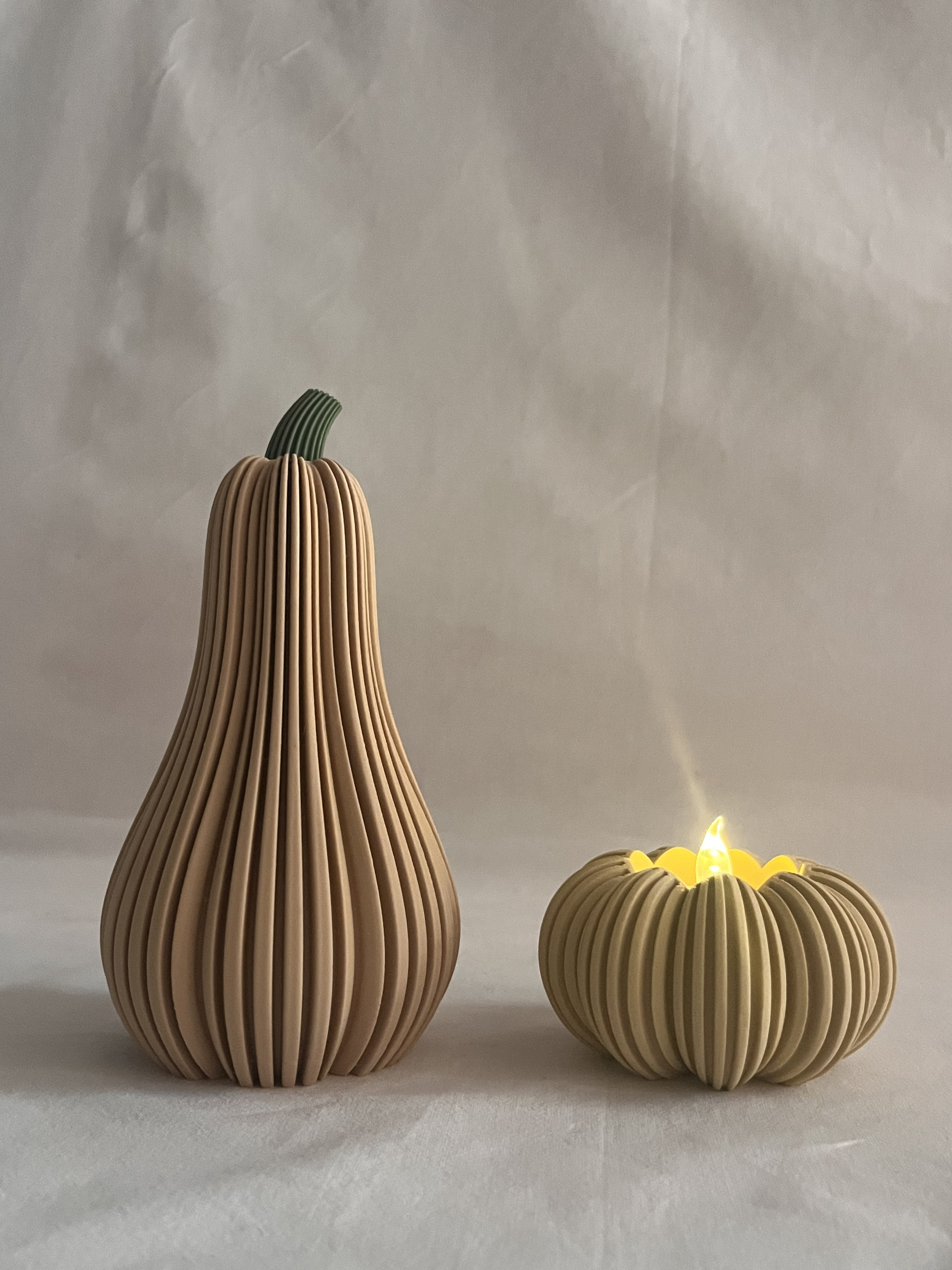 Bougeoir design courge