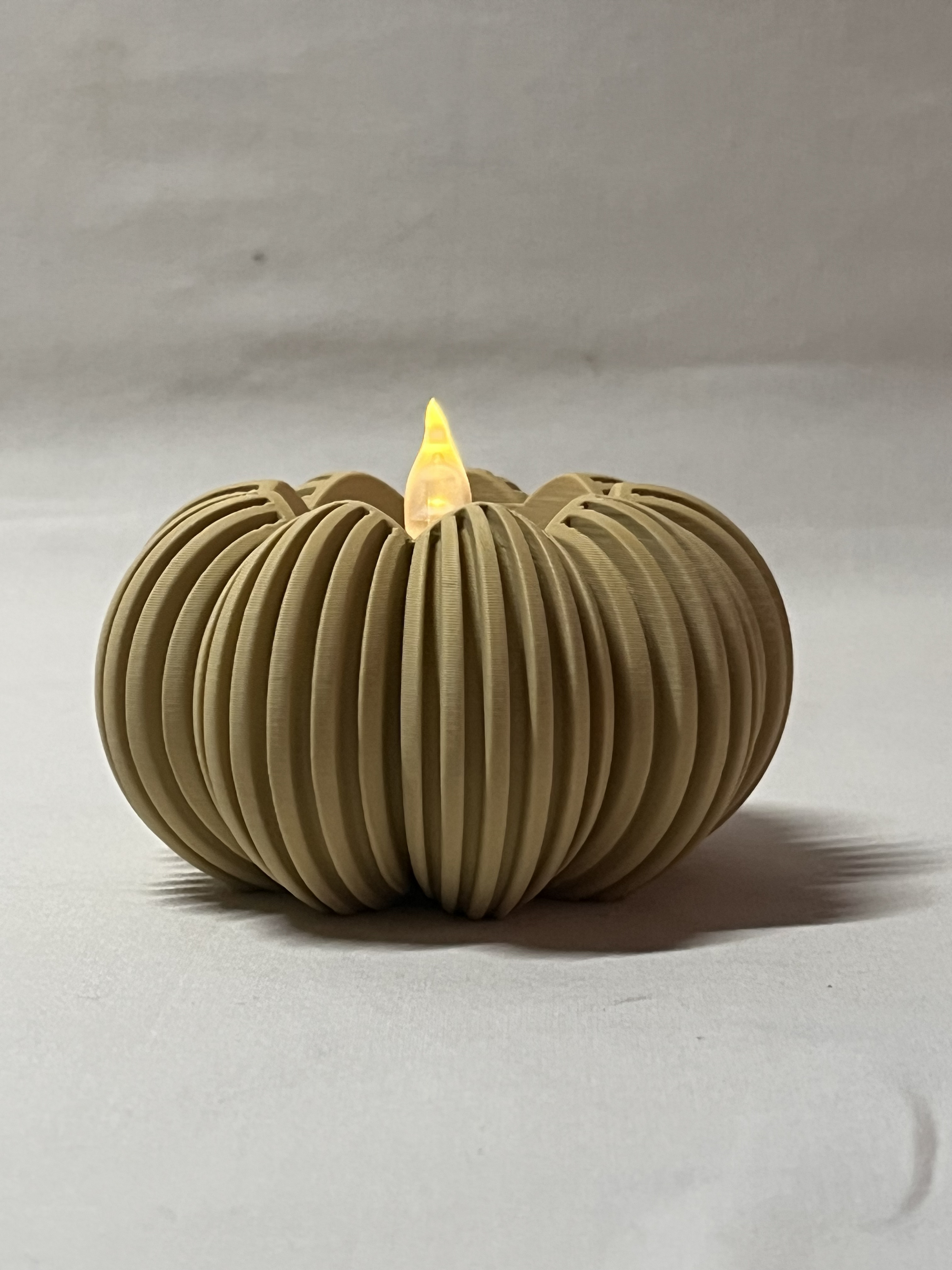 Bougie citrouille décorative