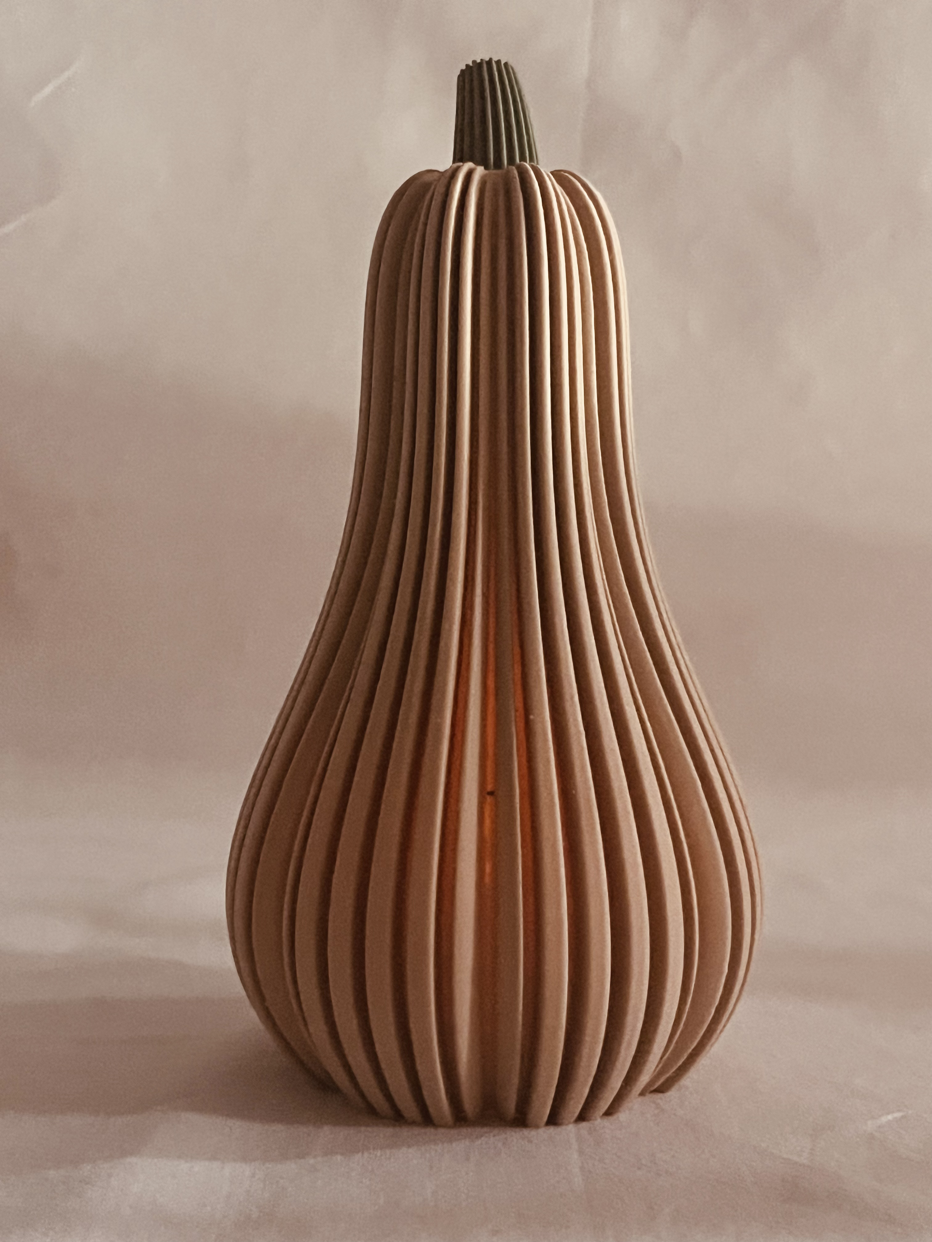 Bougeoir design courge