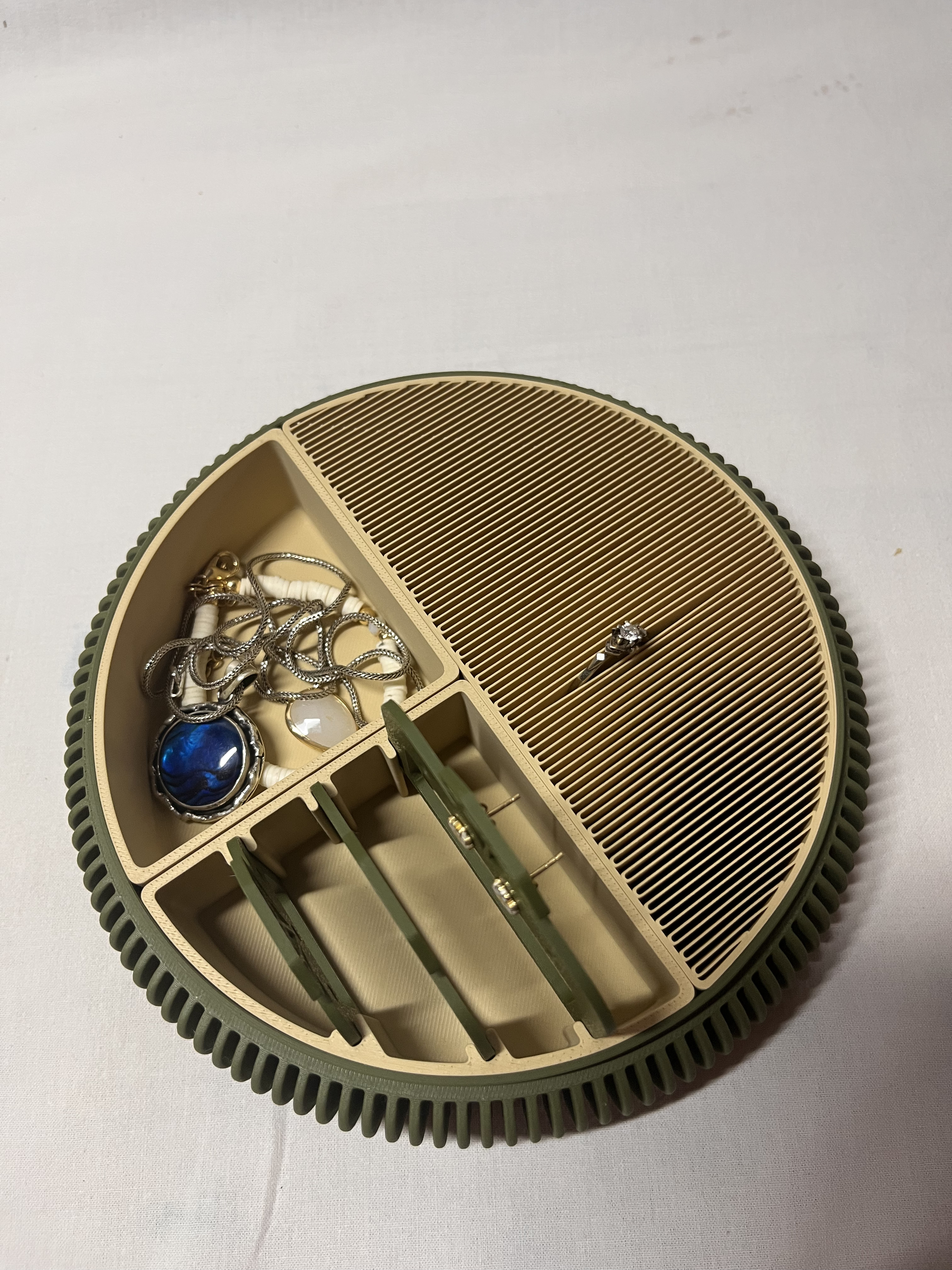 Boîte à bijoux 3 compartiments