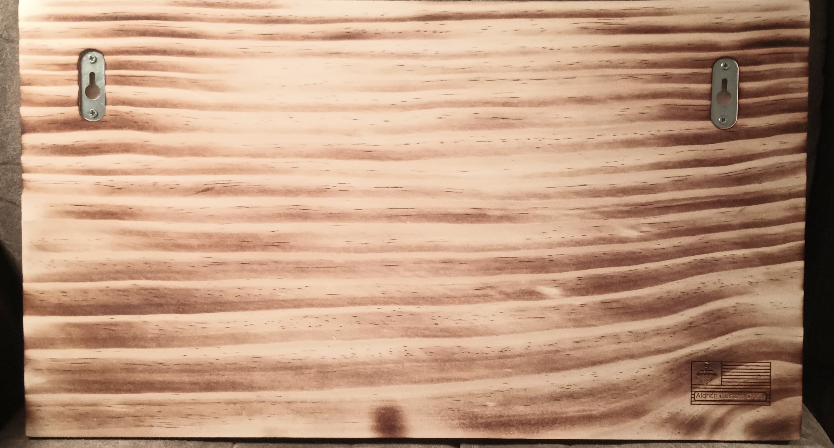 Vintage Camaro & American Flag Wooden Wall Art