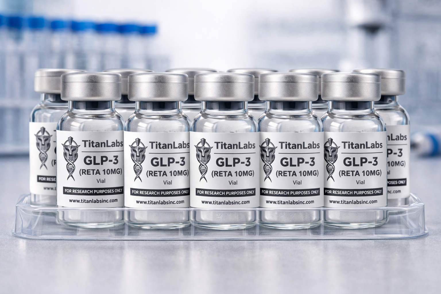 GLP-3 (Retatrutide) 10mg — 10 Vial Research Pack