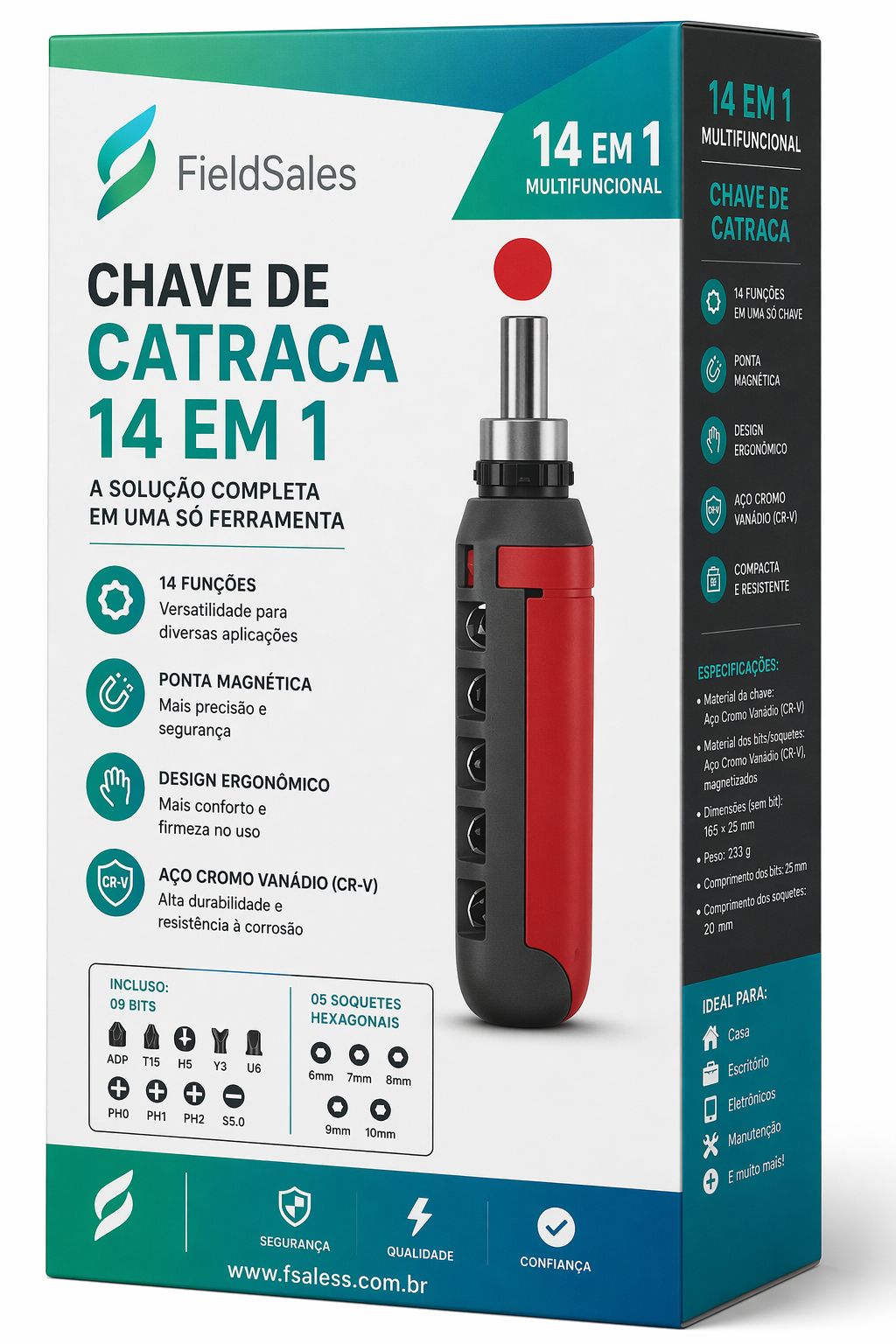 Chave de Catraca 14 em 1