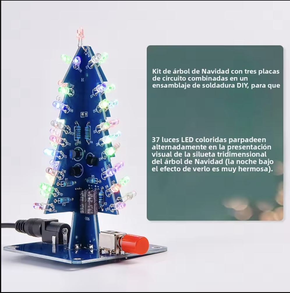 Árbol de Navidad Colorido DIY
