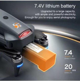 Drone GPS con Cámara 180°