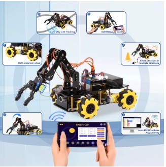 Robot Inteligente con Brazo Robótico 