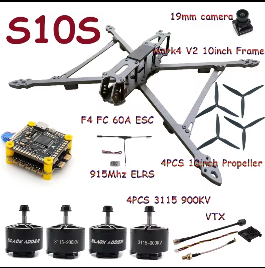 Kit Drone FPV S10S 10 Pulgadas