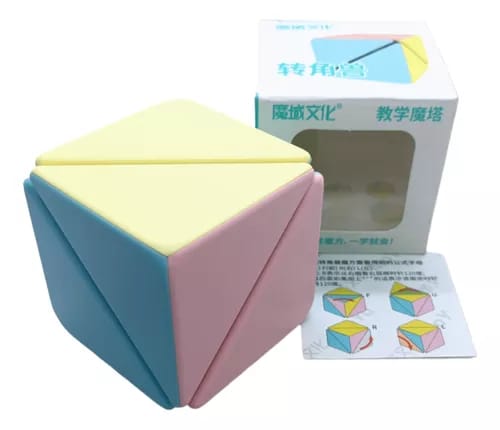 Cubo Mágico Piramidal Pastel
