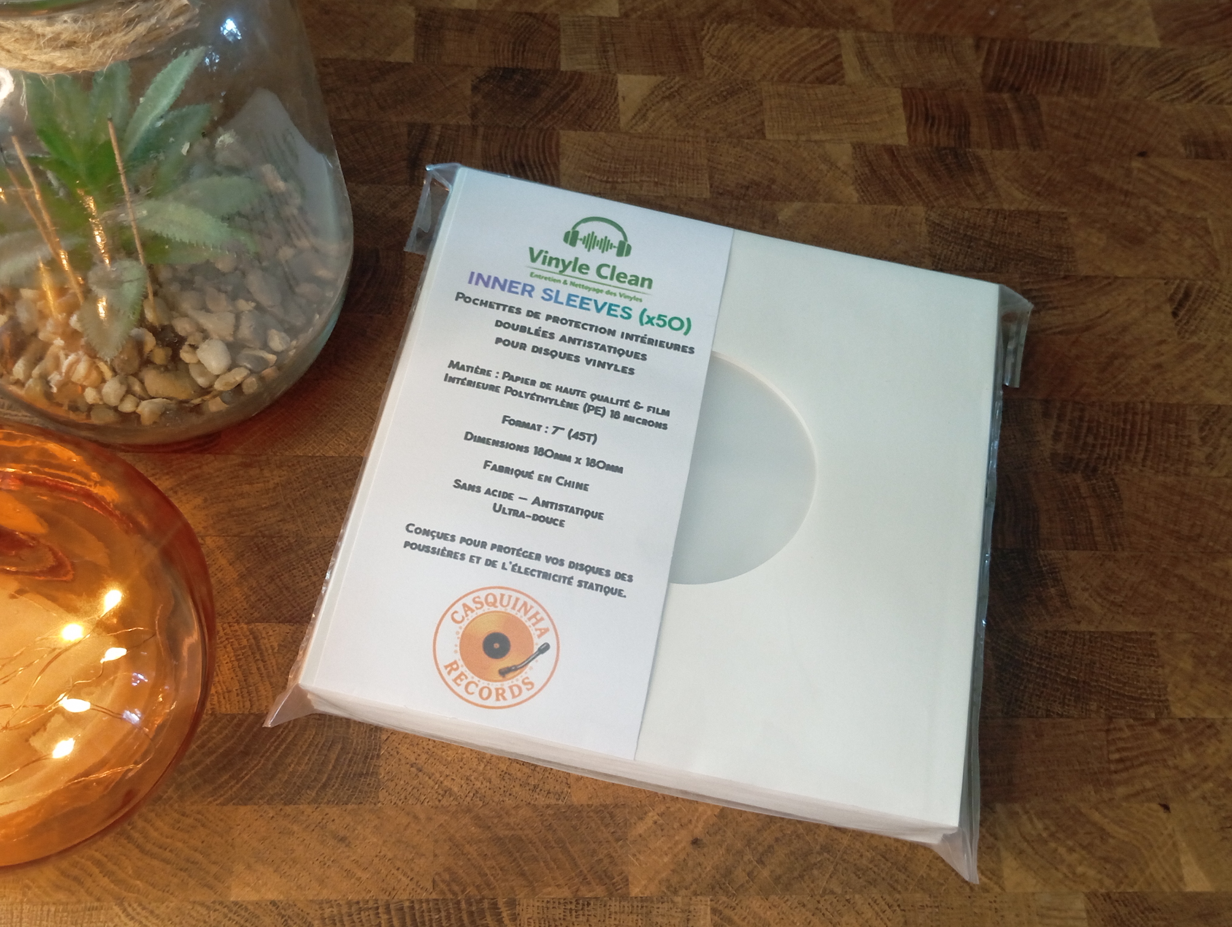 Pochettes blanches antistatiques 										