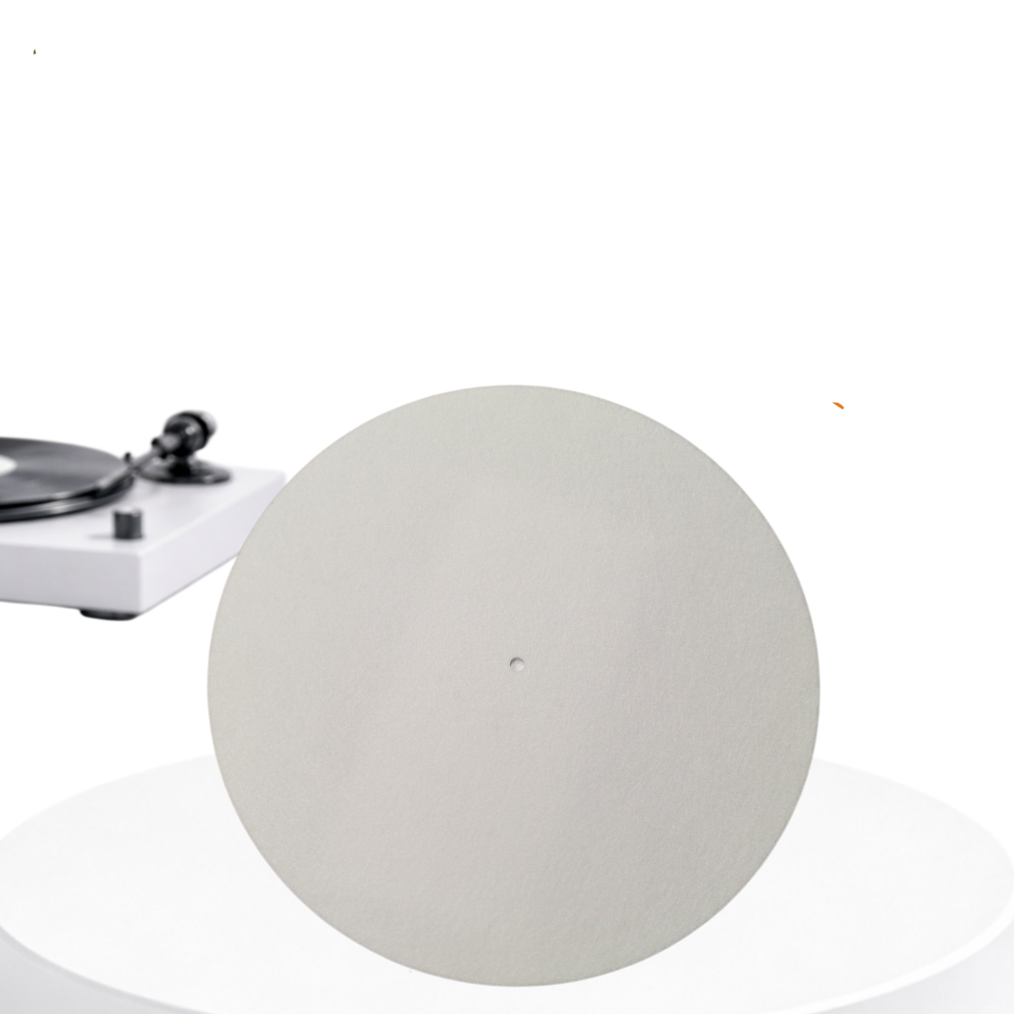 Slipmat feutrine blanche 12"