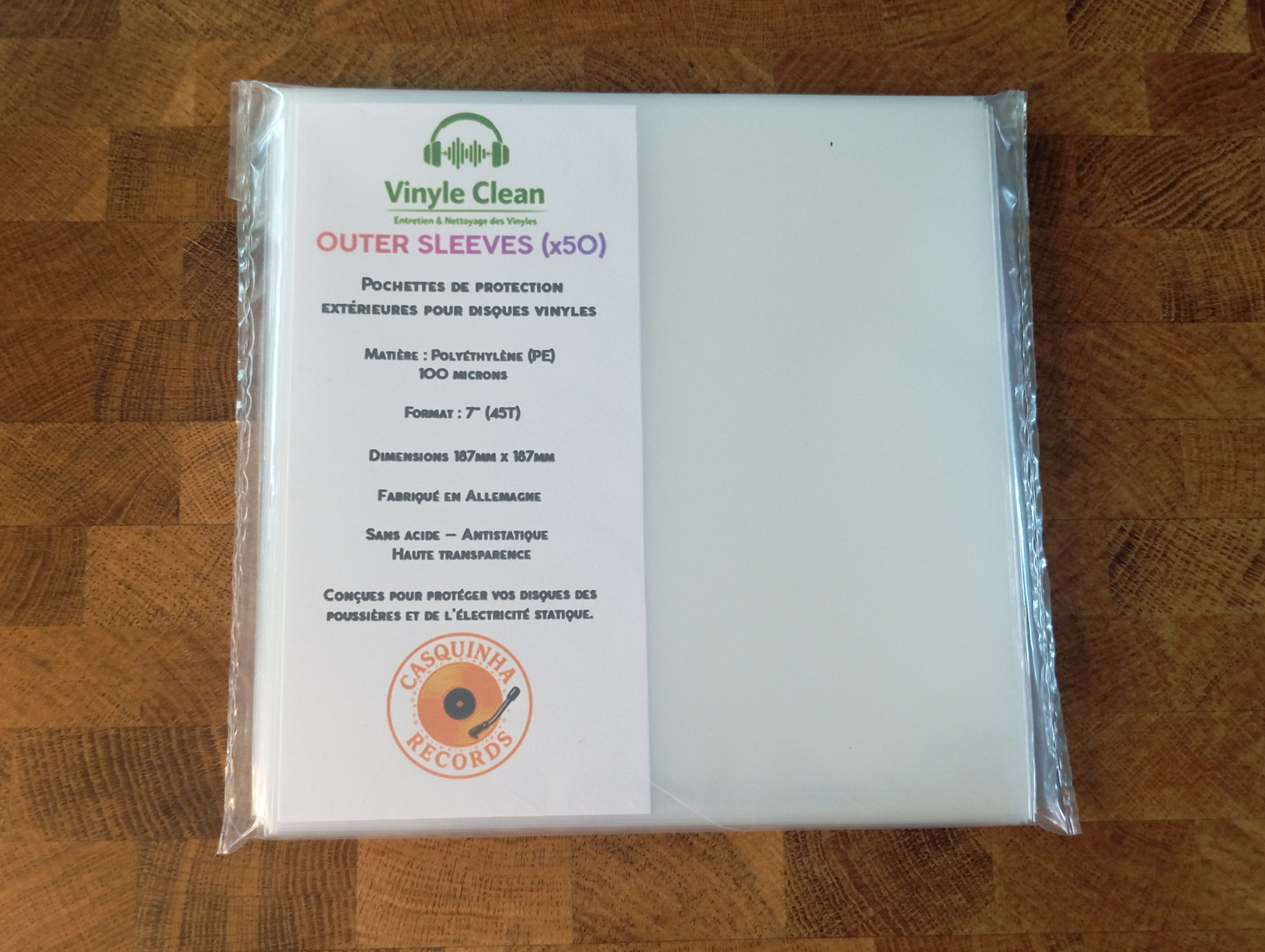 Pochettes de protection transparentes 100 microns													