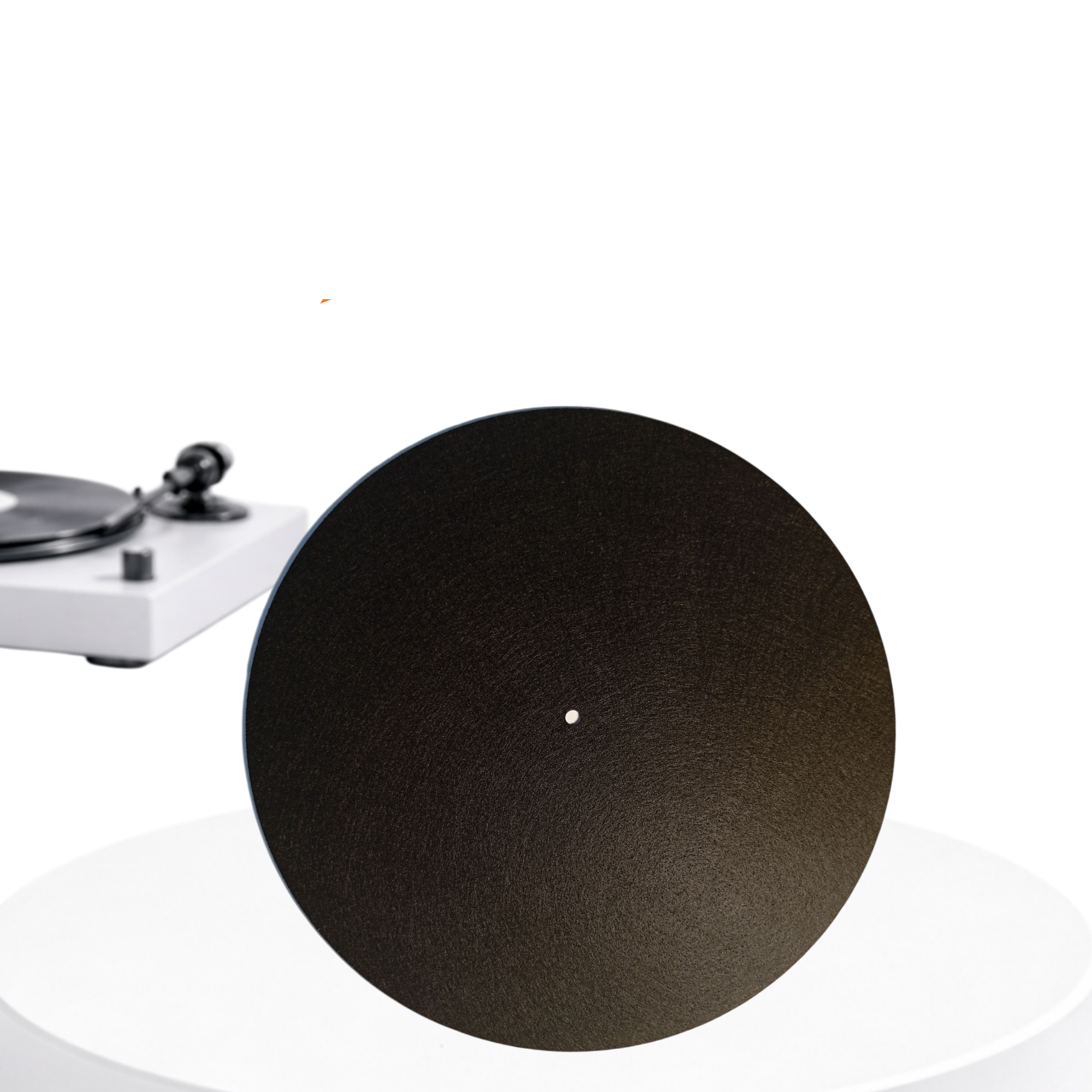 Slipmat feutrine noire 12"