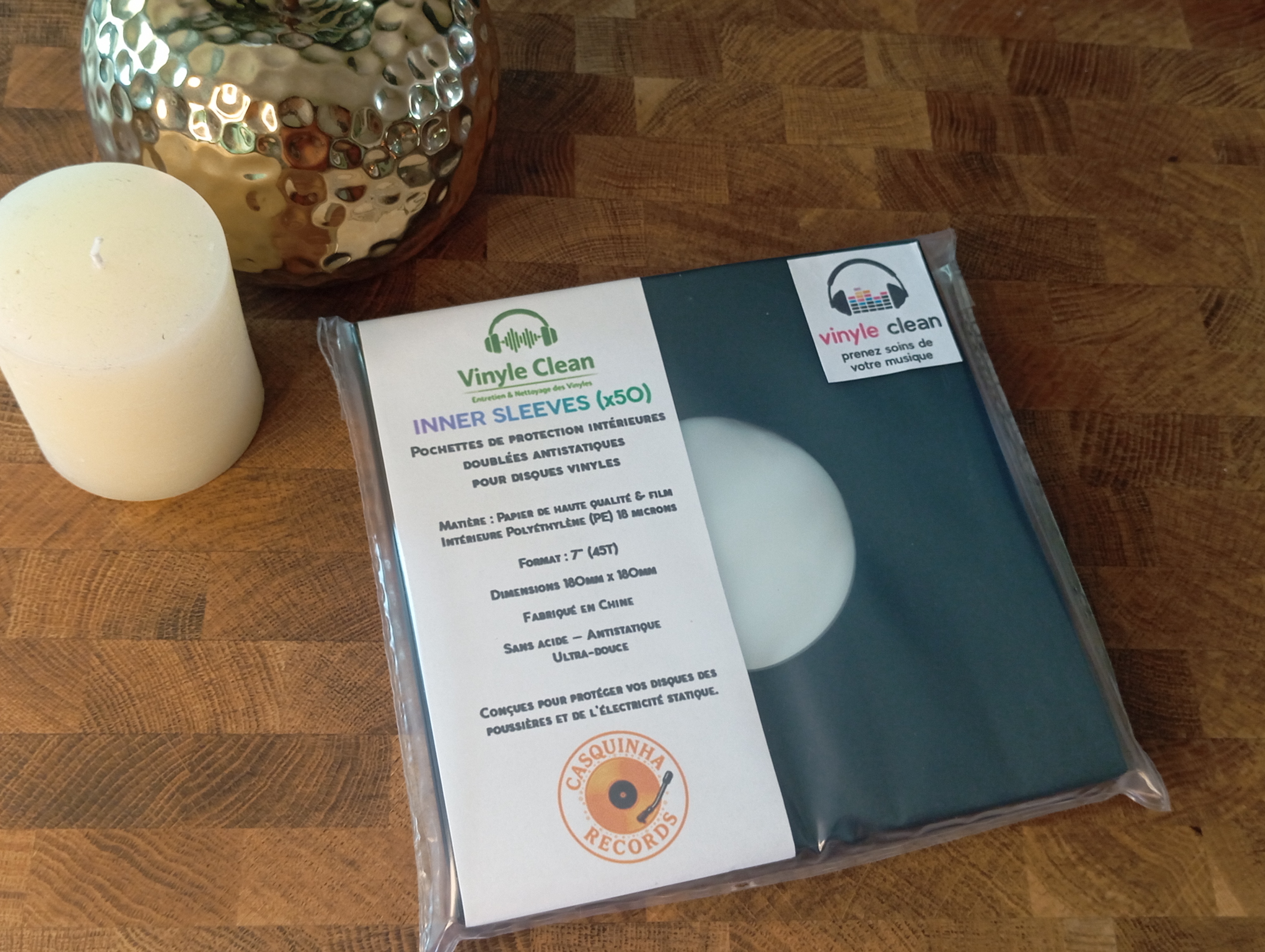 Pochettes noires antistatiques 										