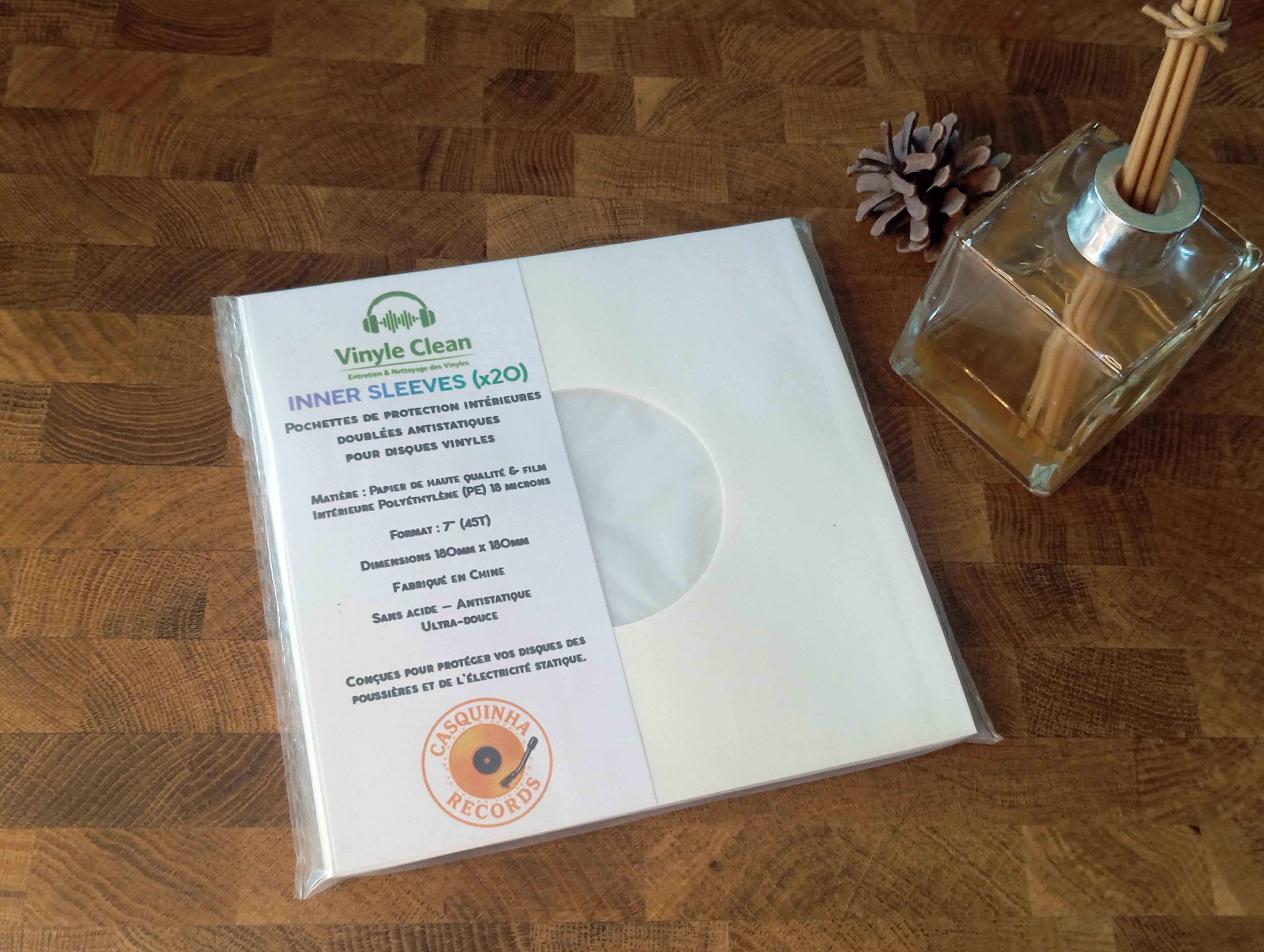 Pochettes blanches antistatiques