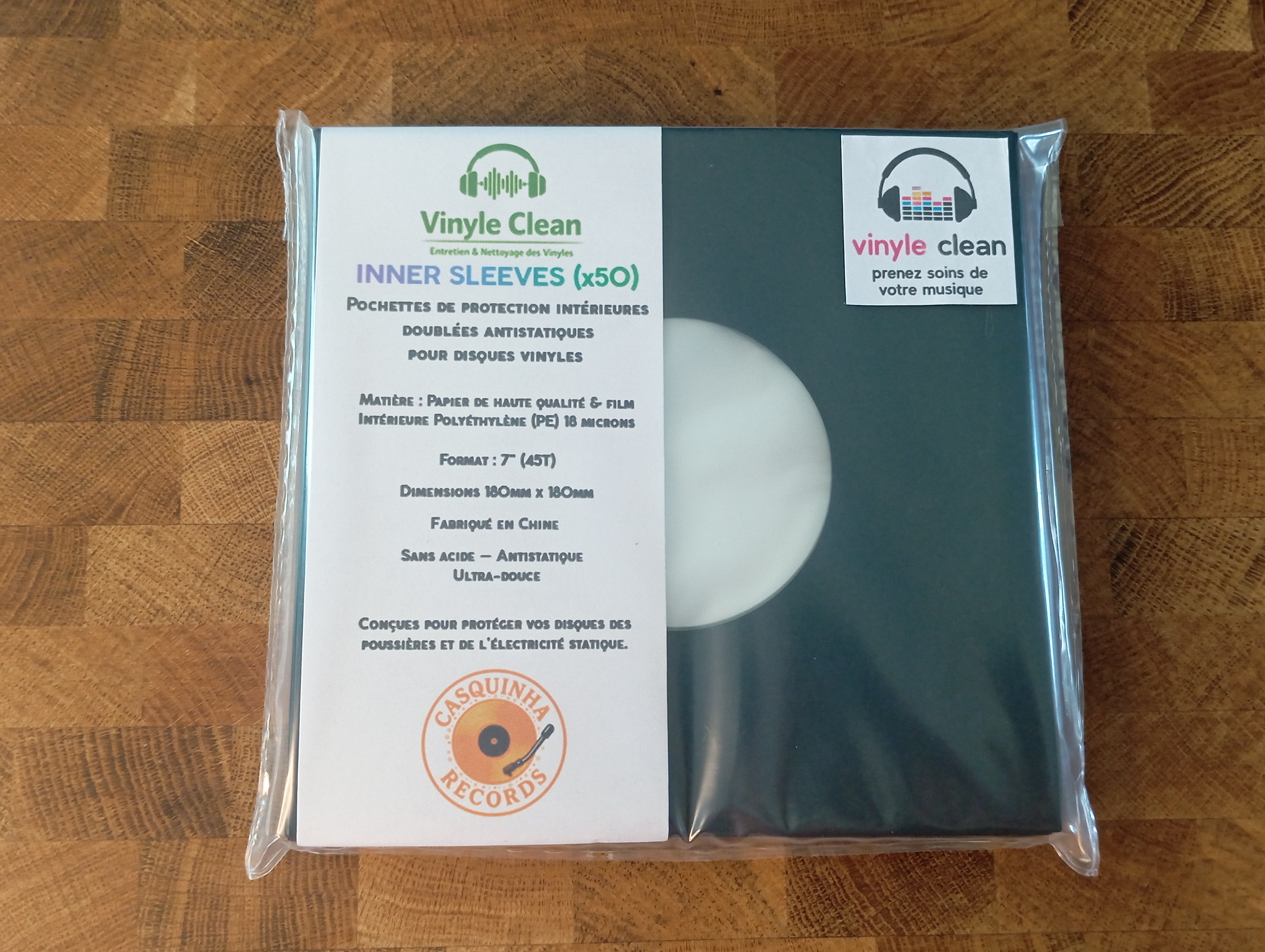 Pochettes noires antistatiques 										