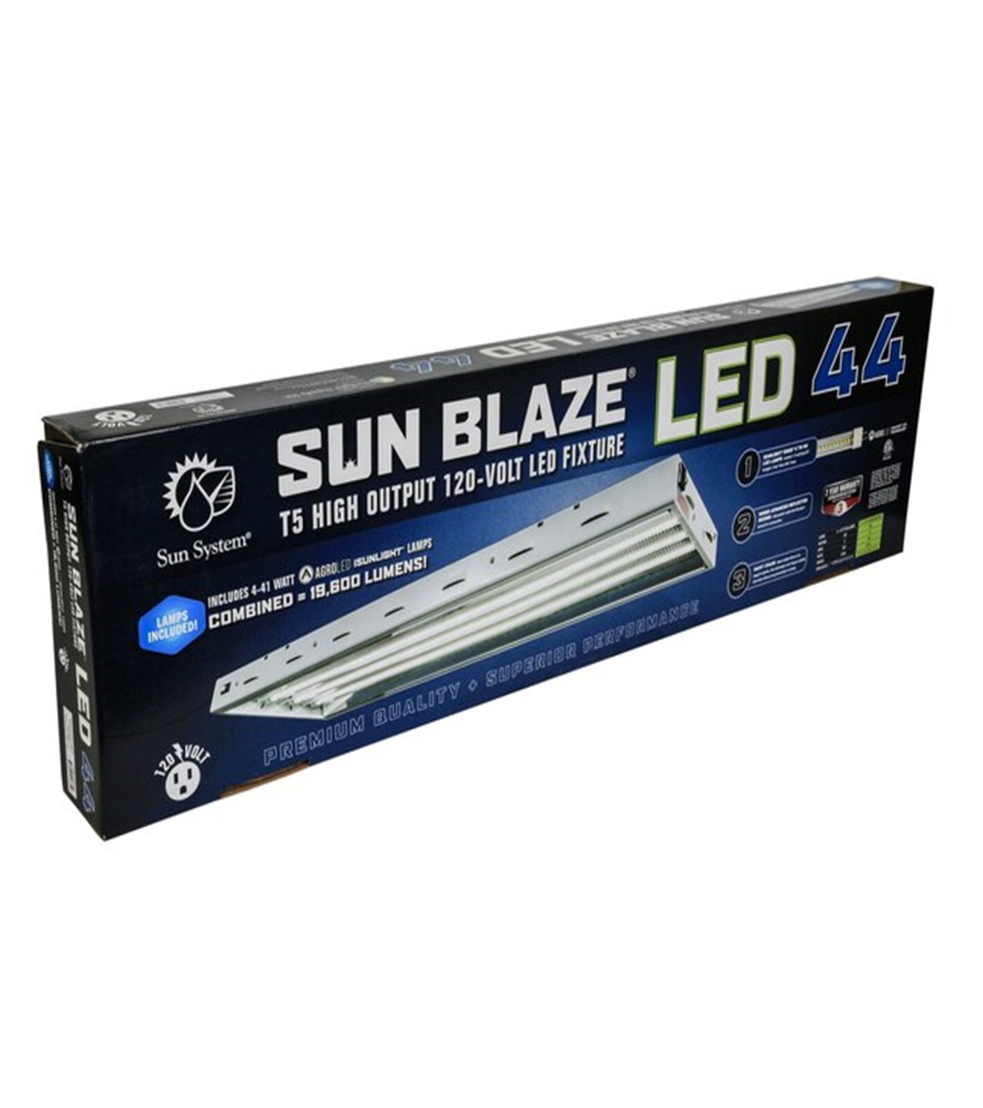 Sun Blaze T5 HO 44 - 4 ft 4 Lamp - 240 Volt Clone light