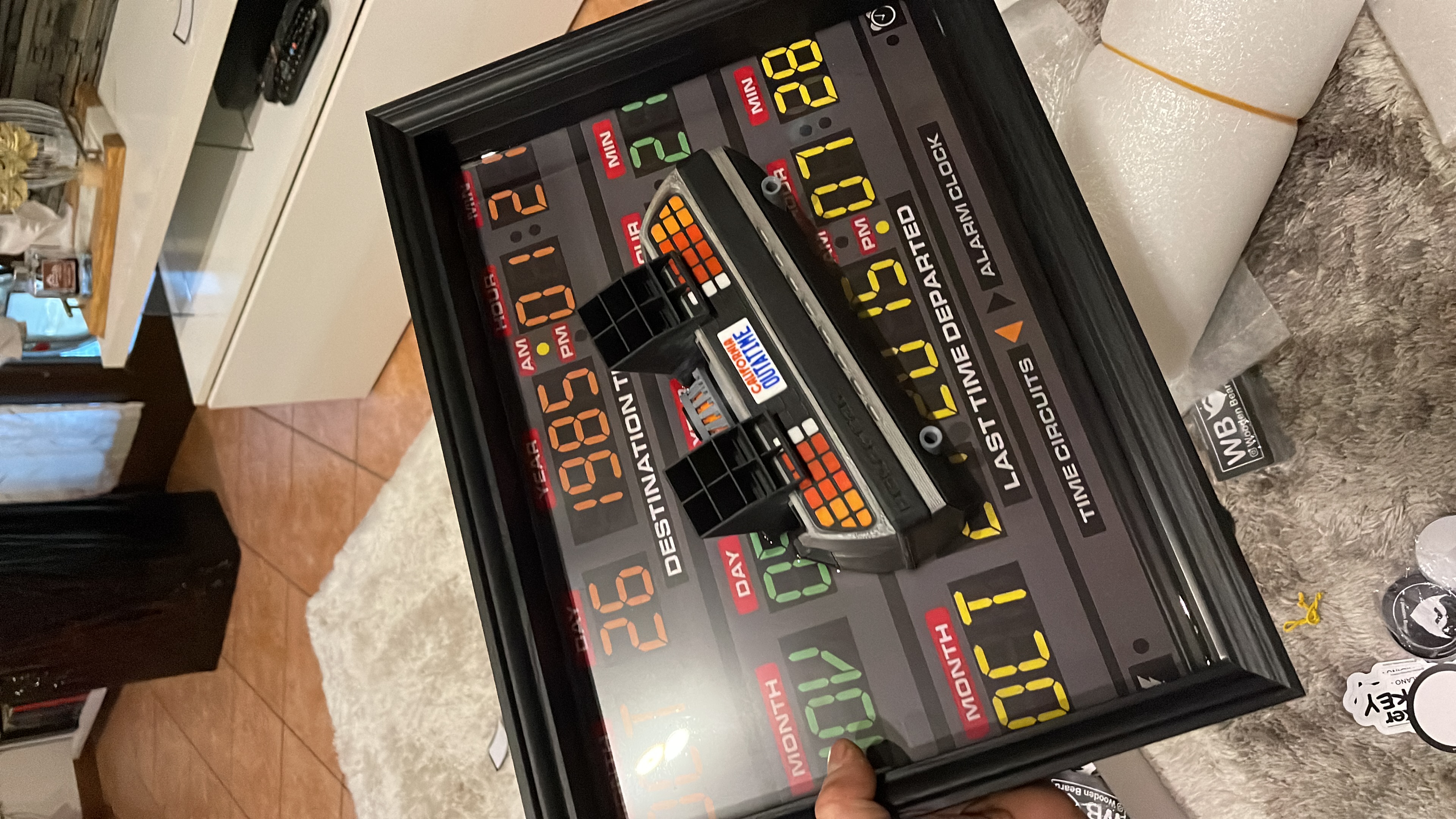 Quadro Delorian 40x30