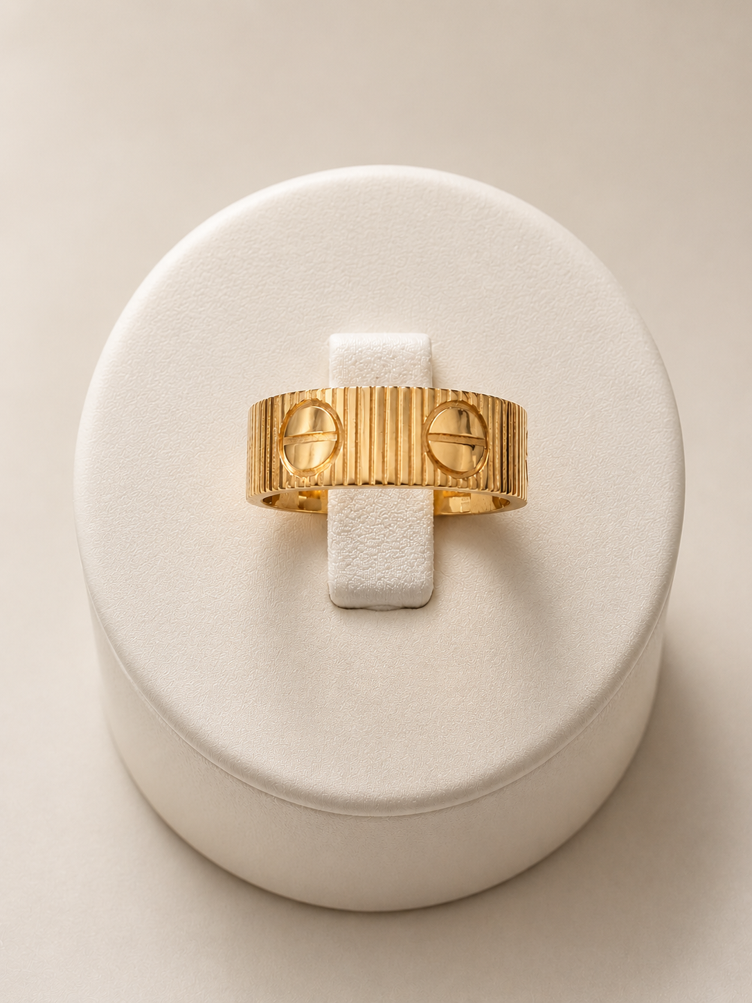 18K Gold Love Statement Ring