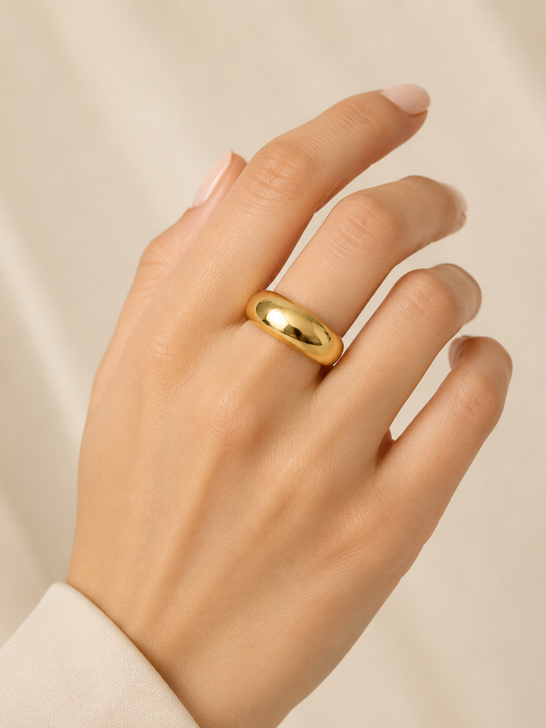 18K Classic Dome Ring