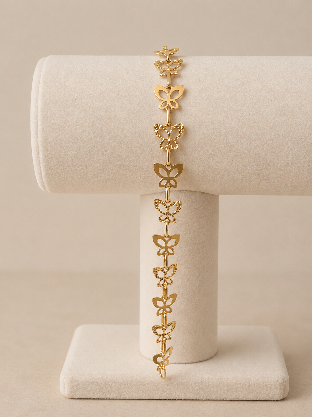 18K Floral Gold Bracelet