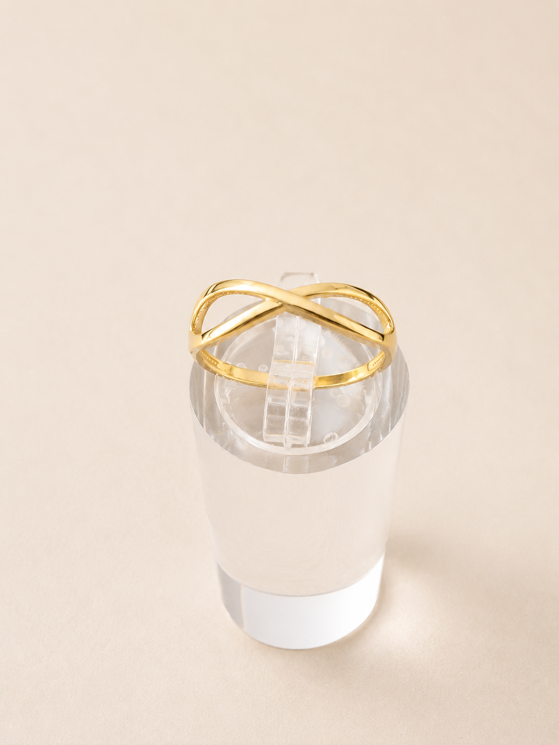 18K Gold Infinity Ring