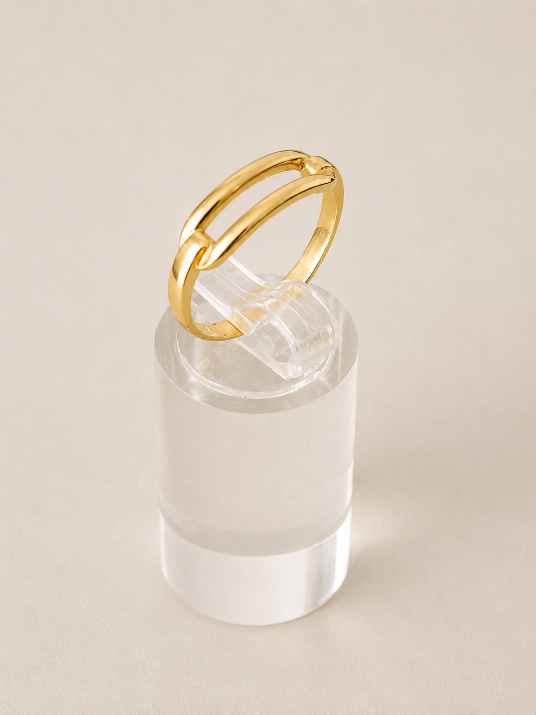 18K Modern Gold Ring