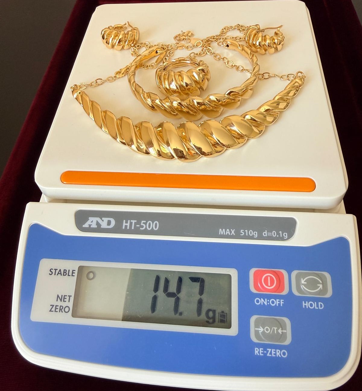Graziella Air 18kt Italian Gold Set