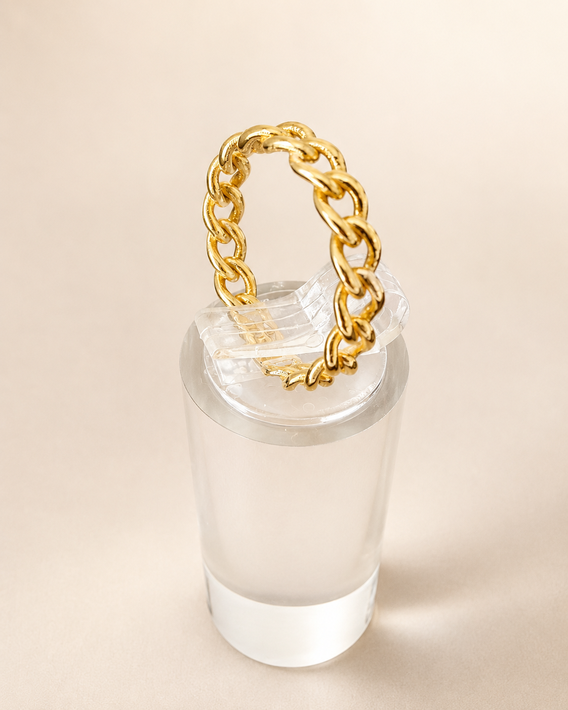 18K Gold Chain Link Ring