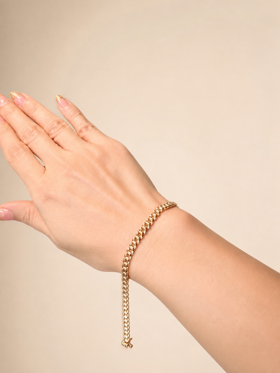 18K Italian Gold Link Bracelet
