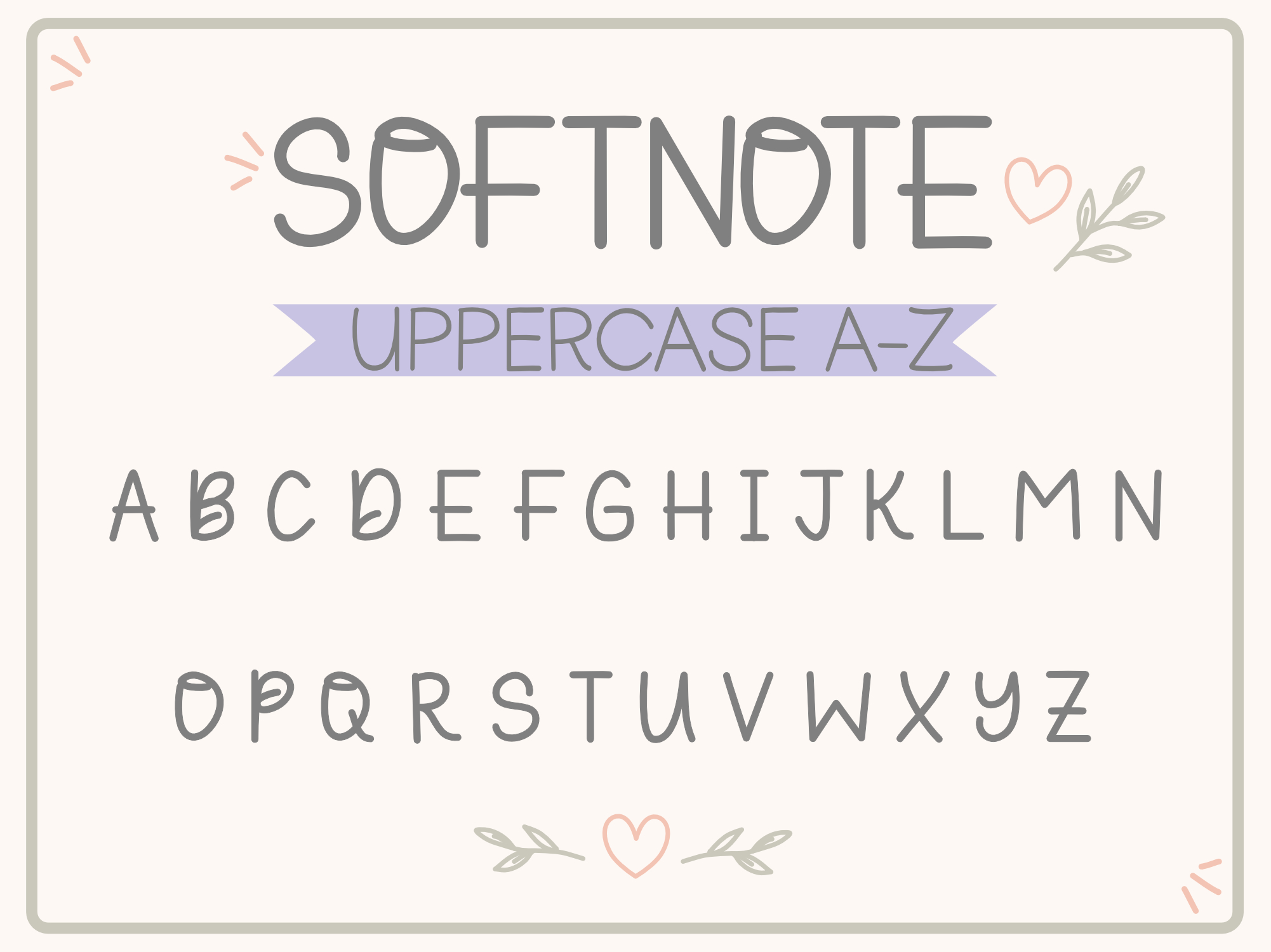 Softnote Font