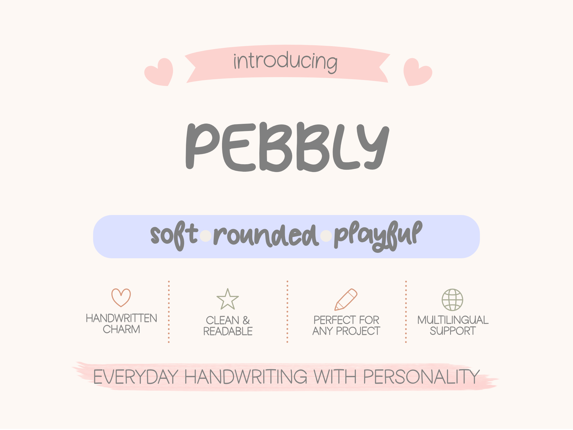 Pebbly Print