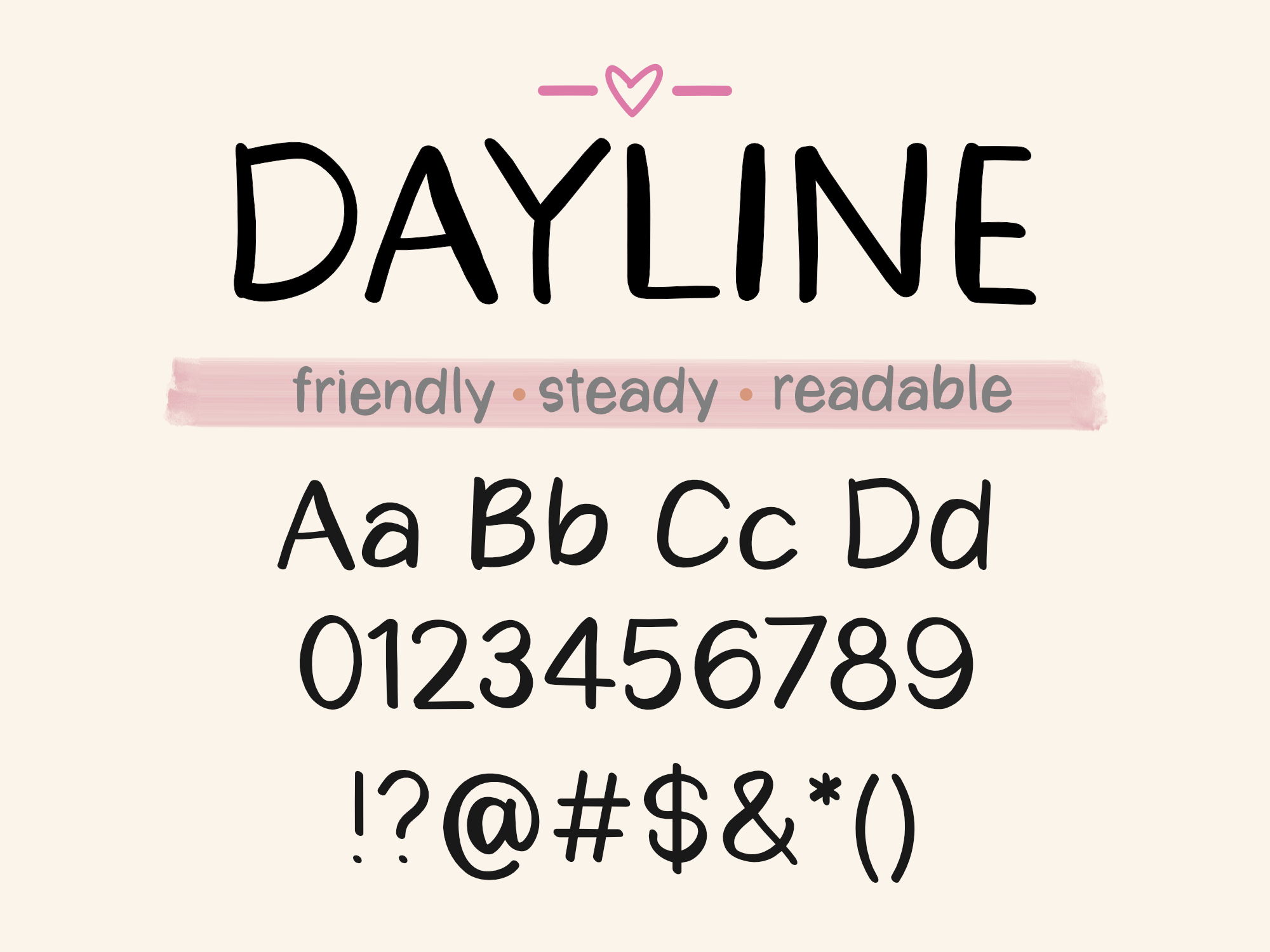 Dayline Font