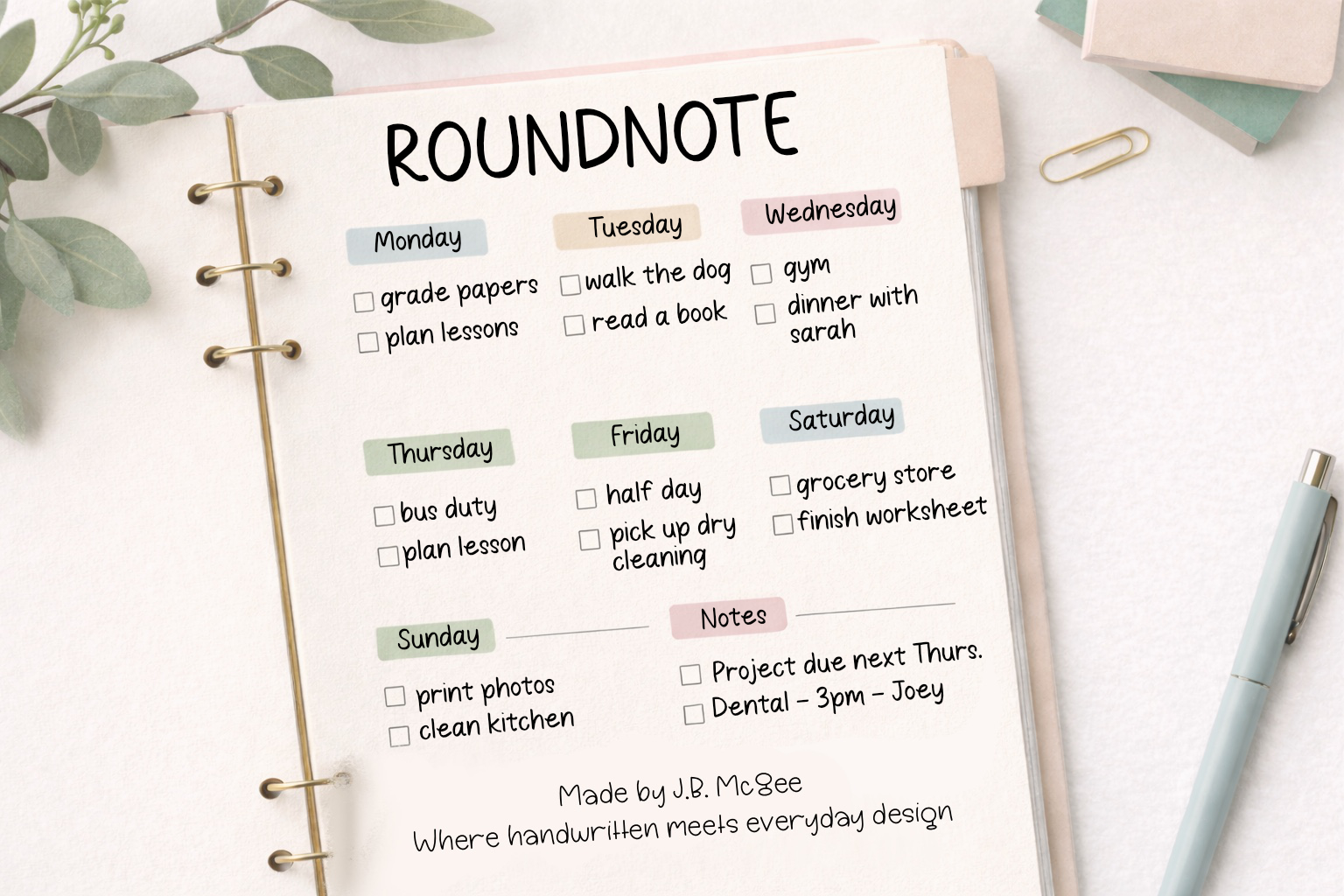 Roundnote Font