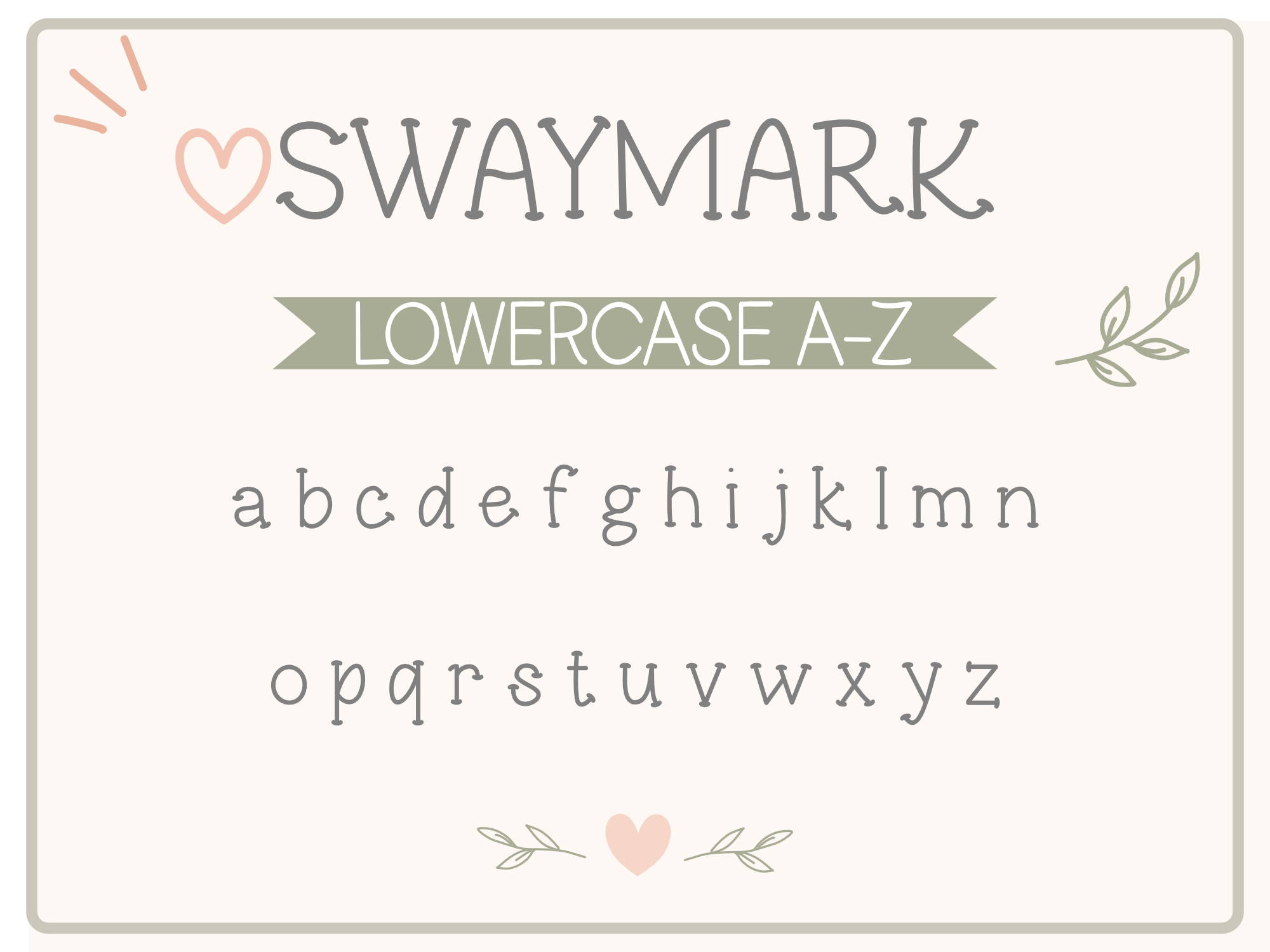 Swaymark Font