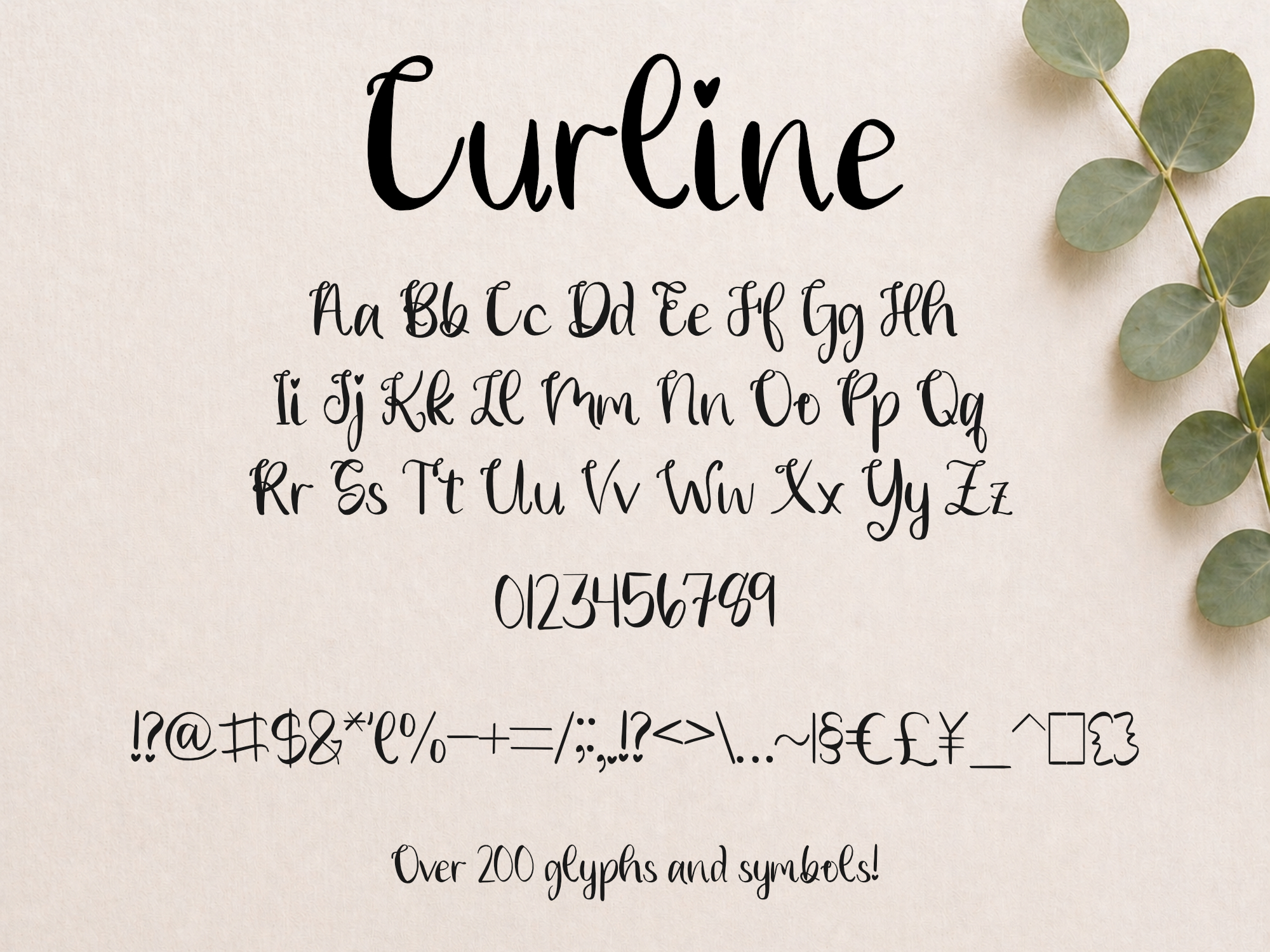 Curline Font