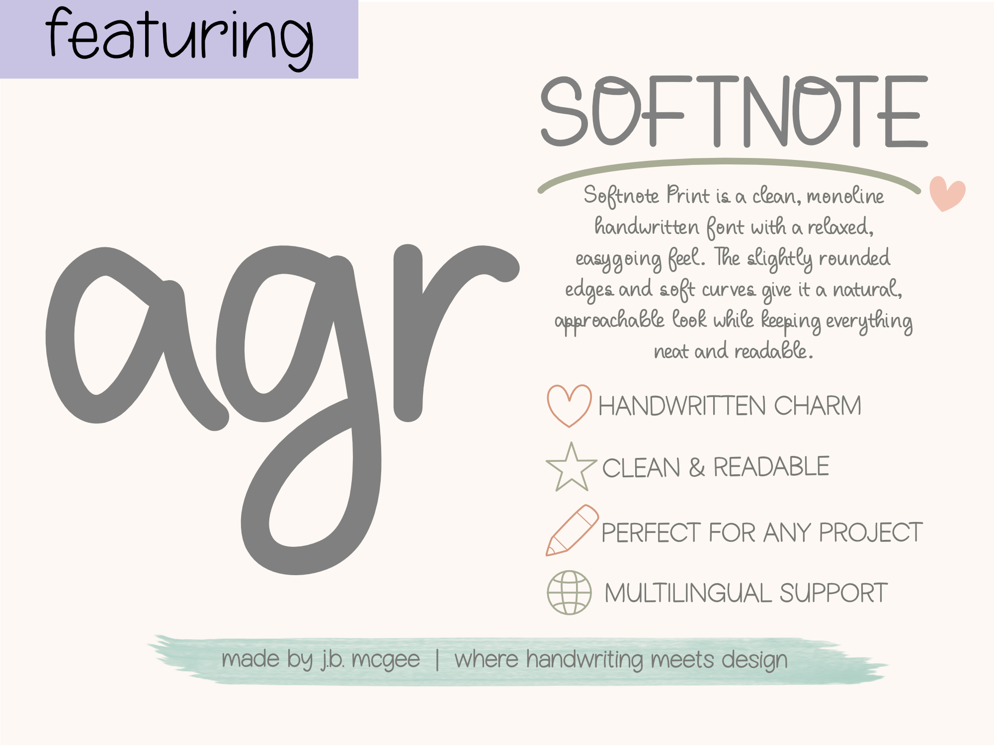 Softnote Font