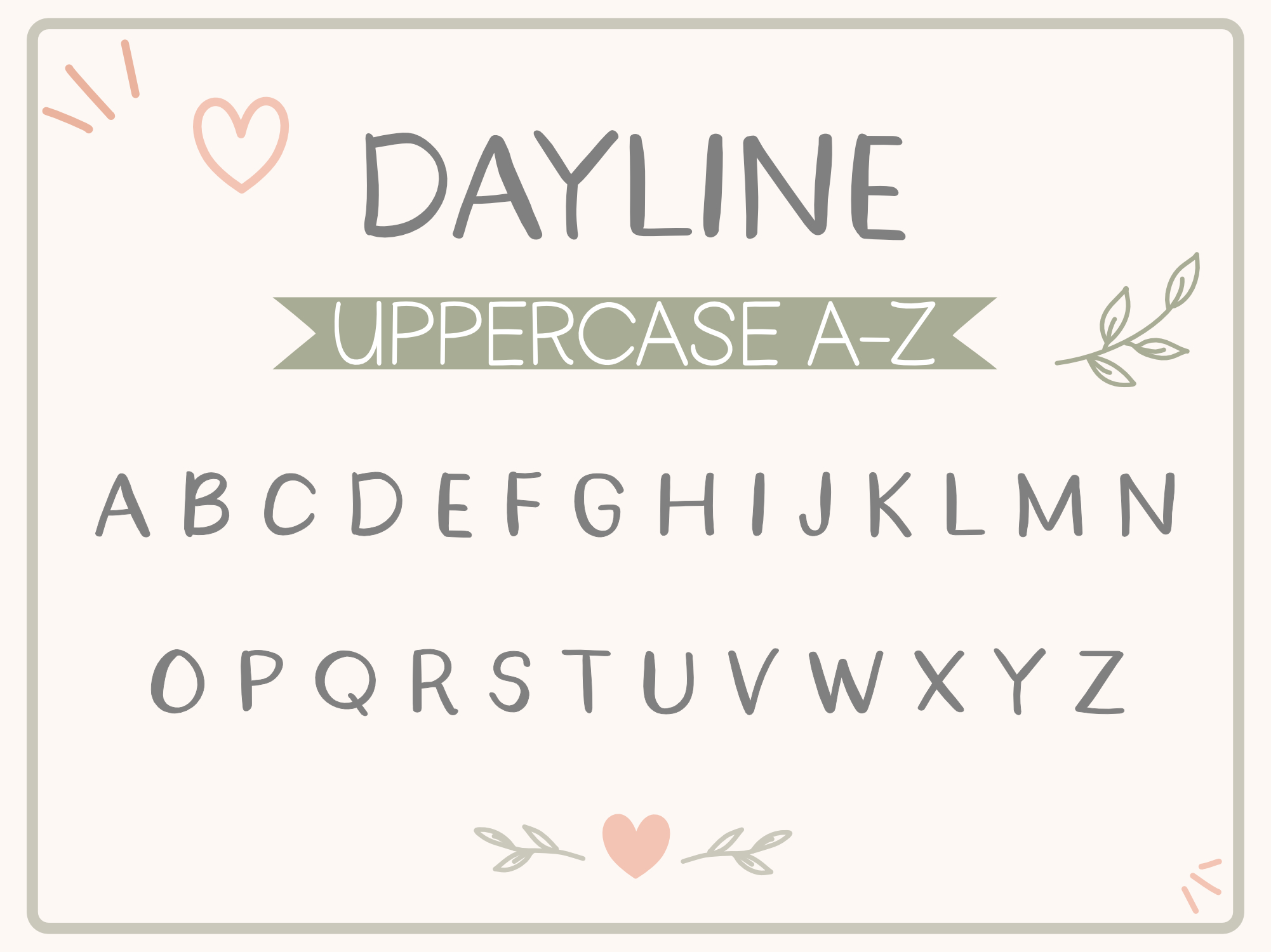 Dayline Font