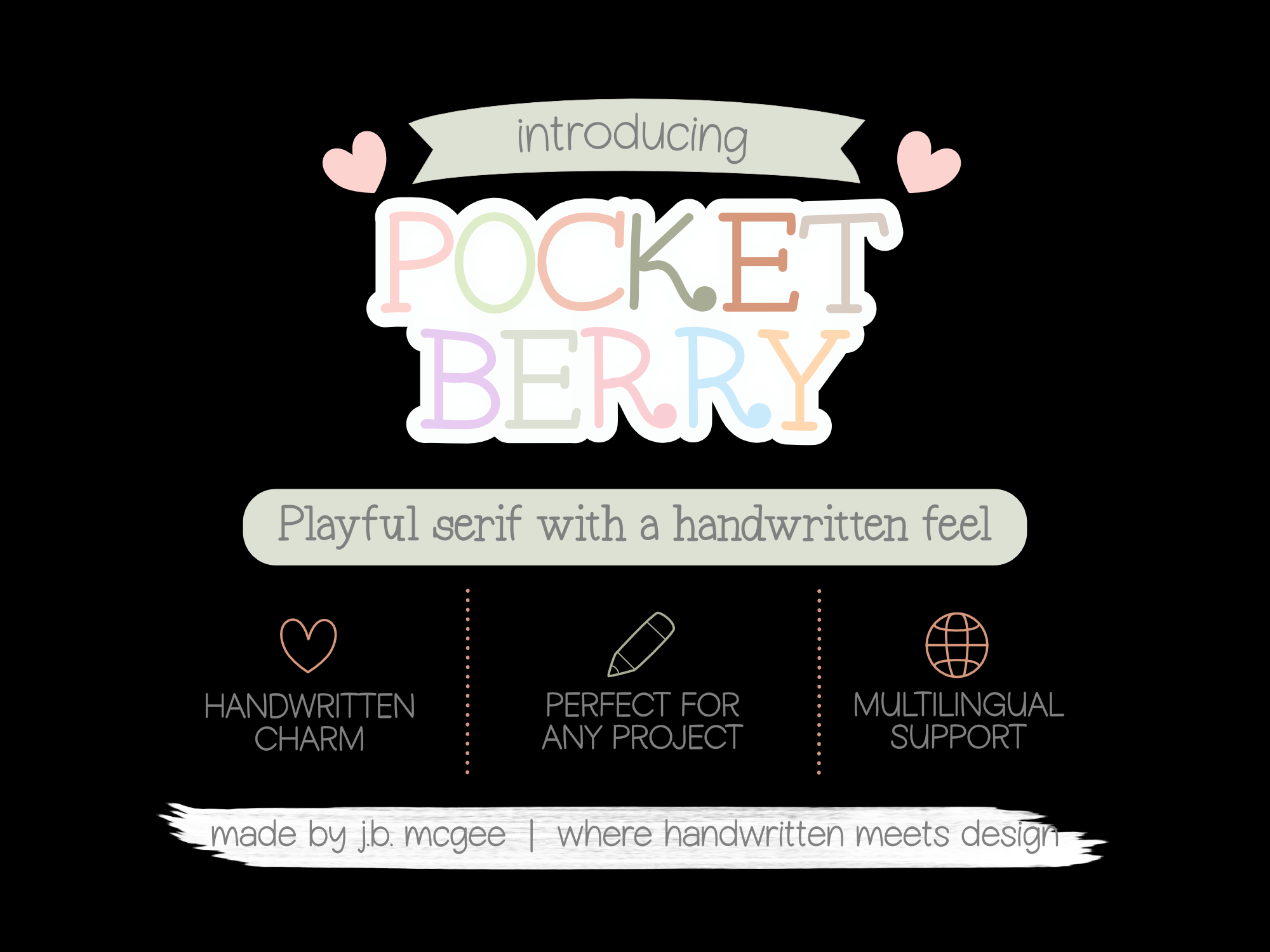  Pocketberry Font