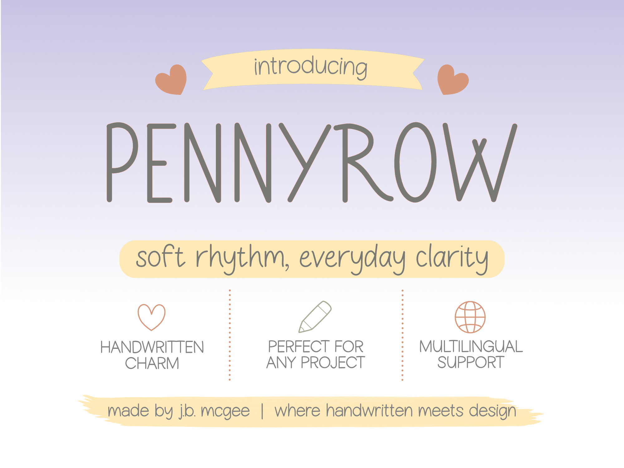 Pennyrow Font