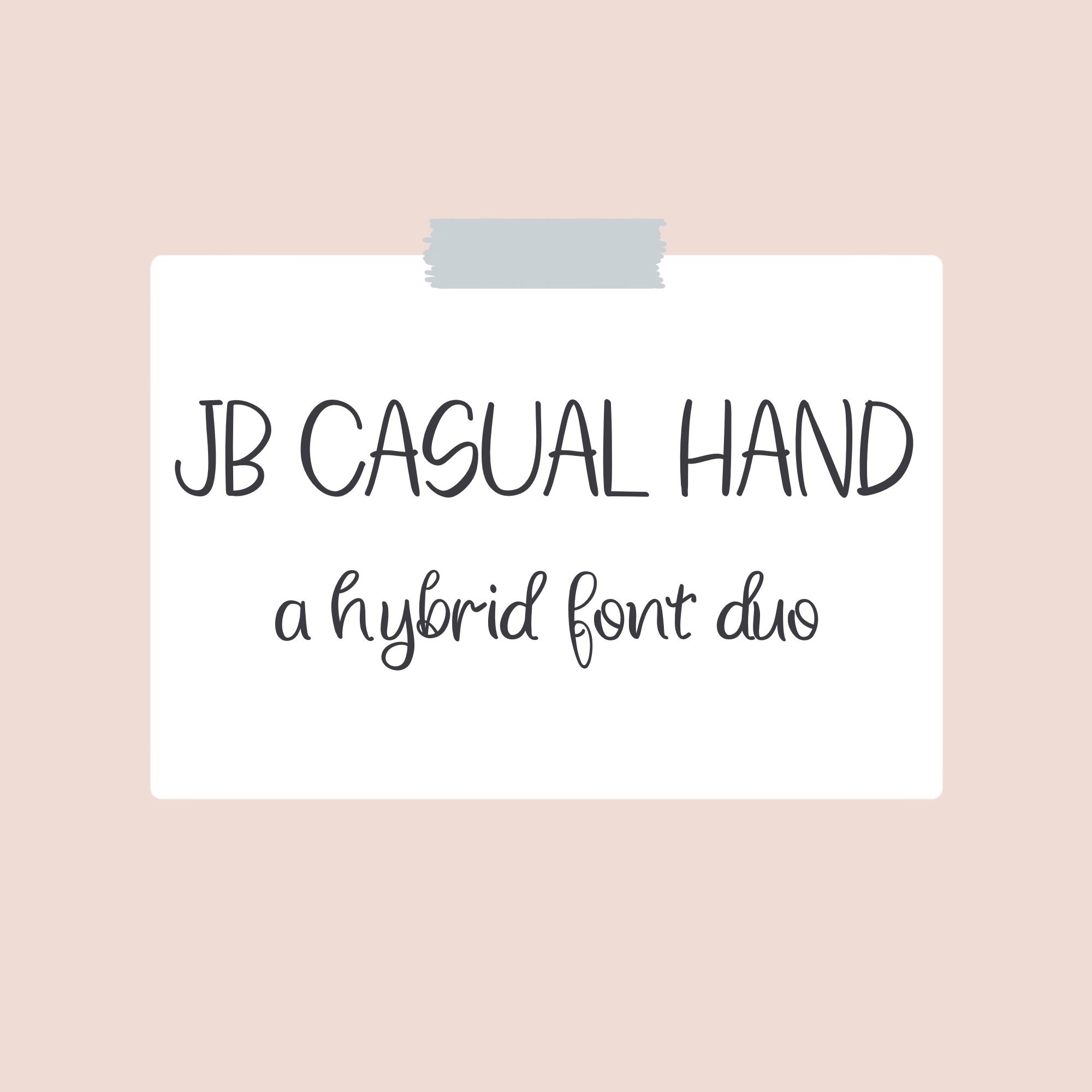 JB Casual - Simple. Friendly. Everyday Handwriting.