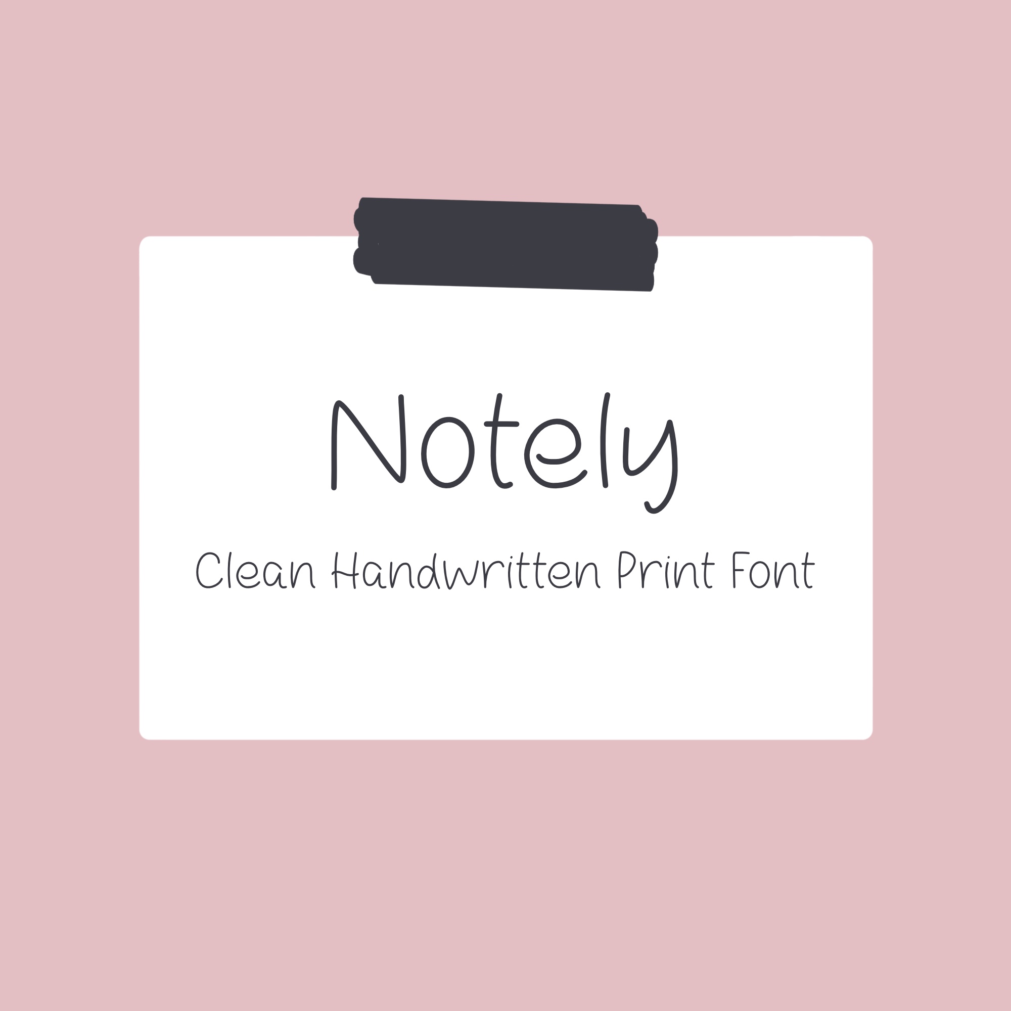 Notely Handwritten Font