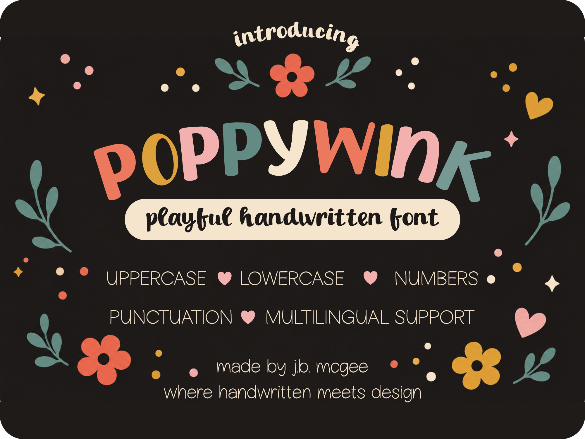 Poppywink Font
